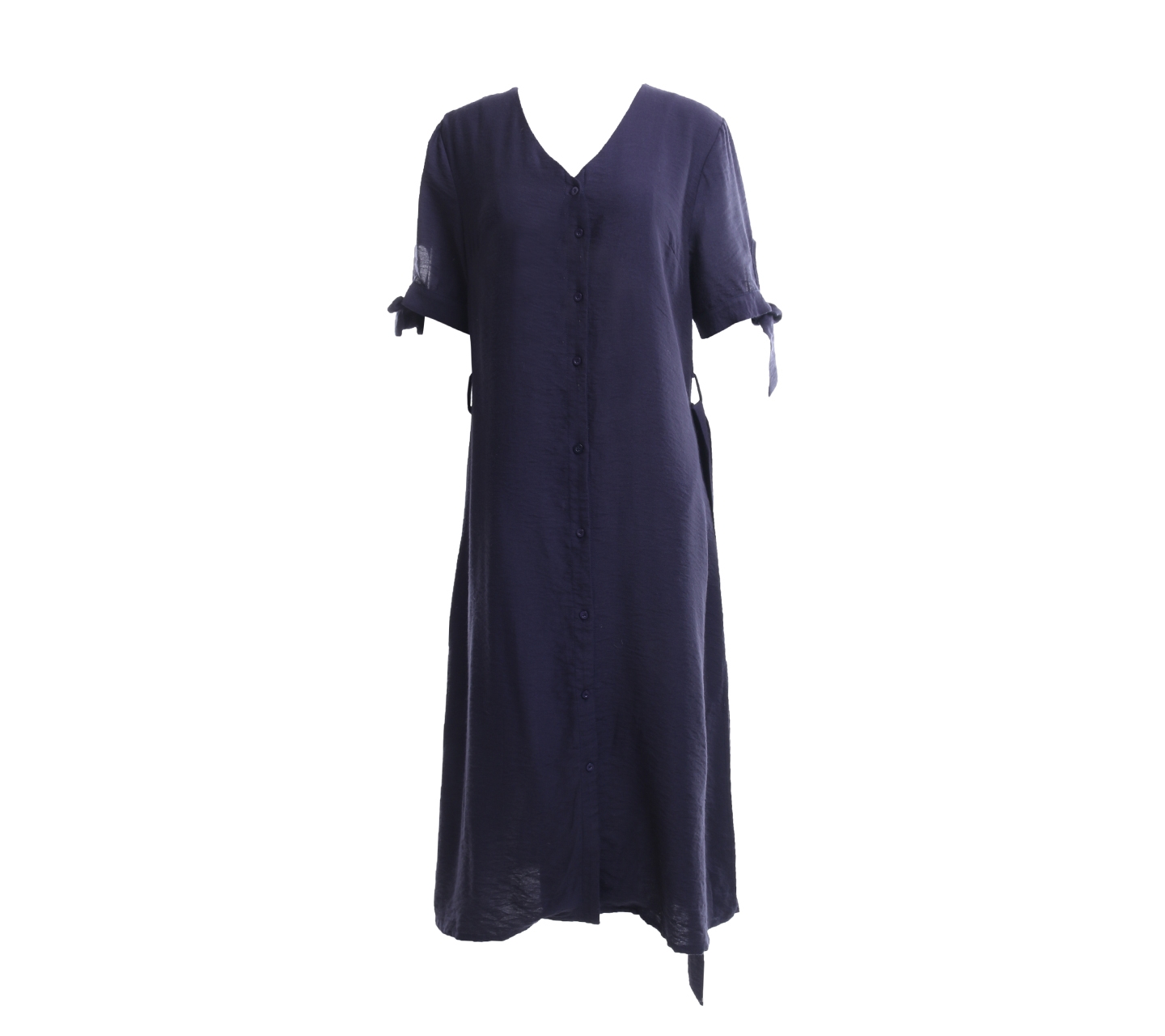 The Editor's Market Dark Blue Midi Dress