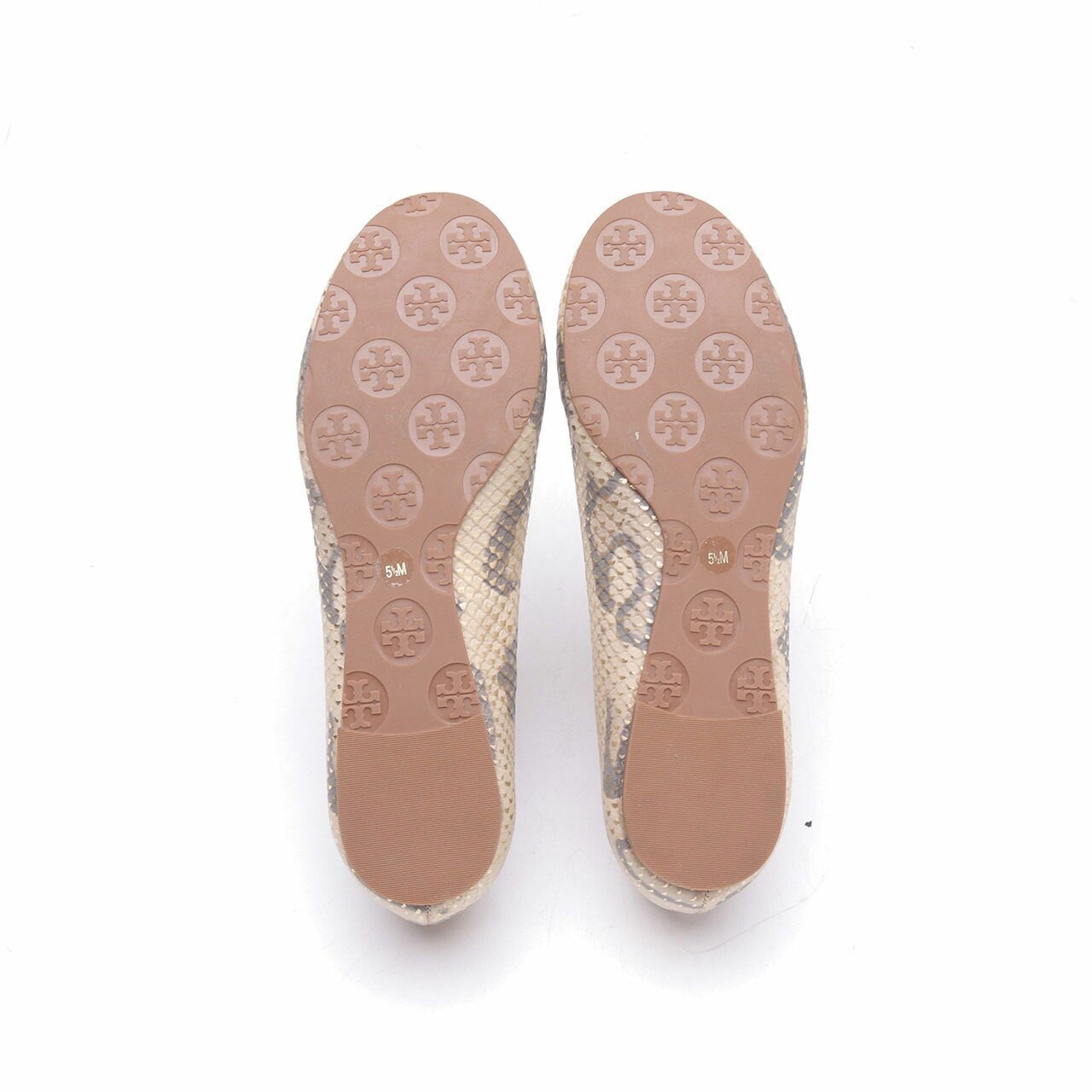 Tory Burch Multi Embossed Leather Flats