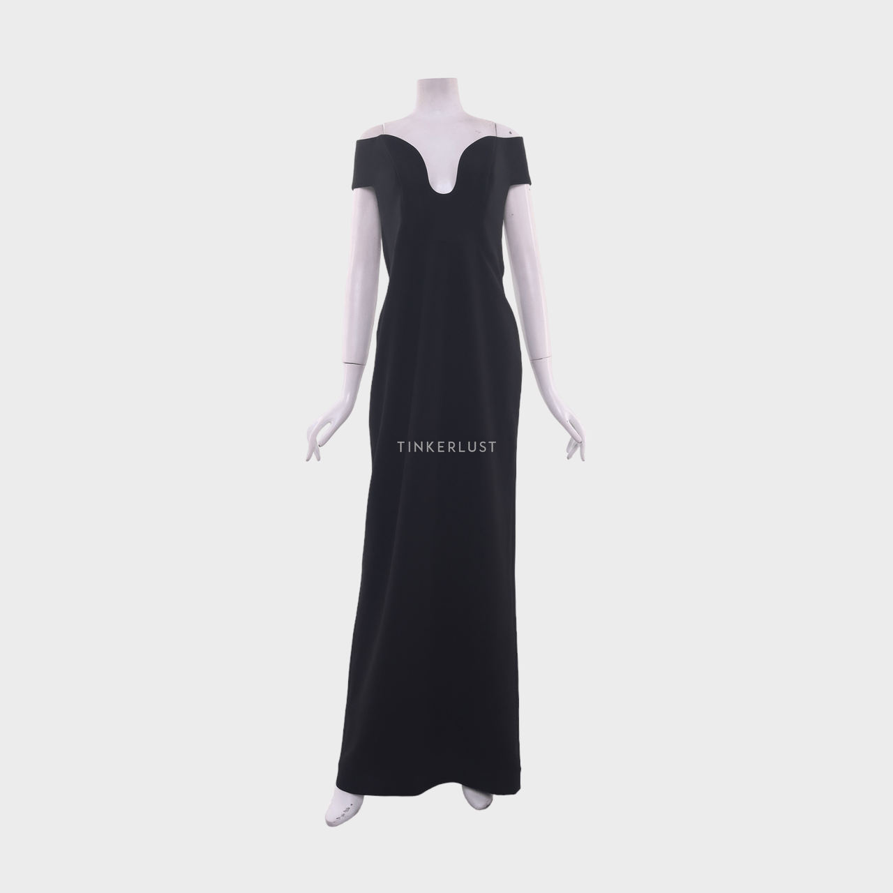 Solace London Black Long Dress