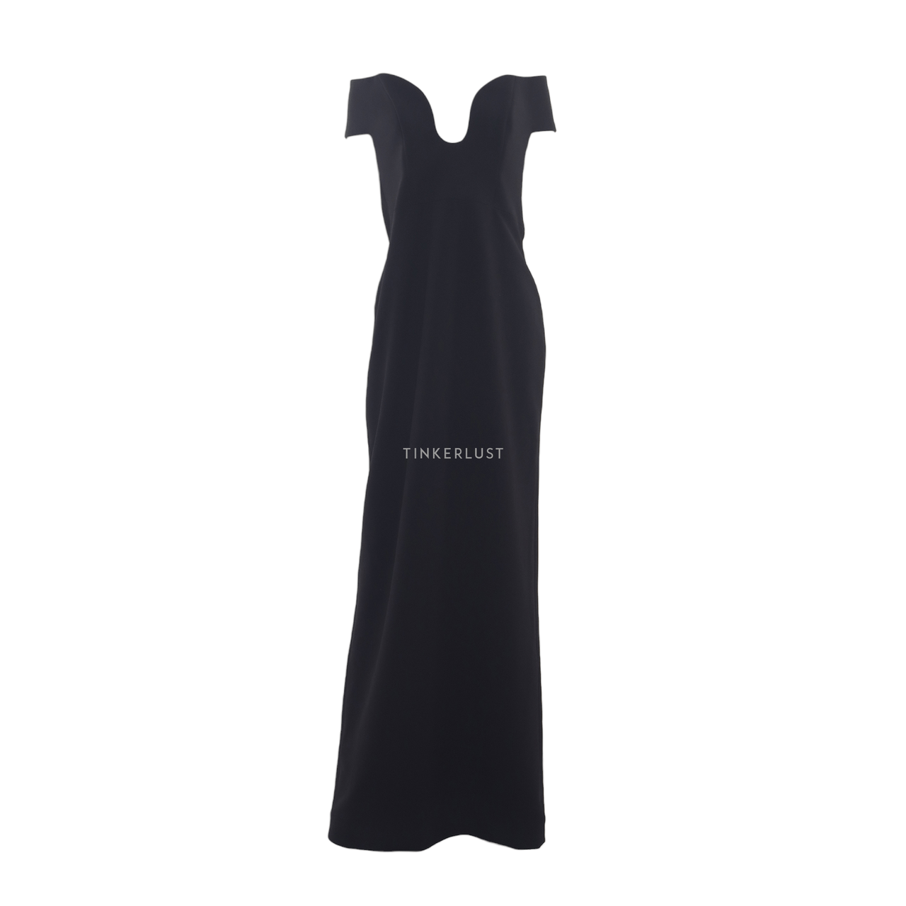 Solace London Black Long Dress