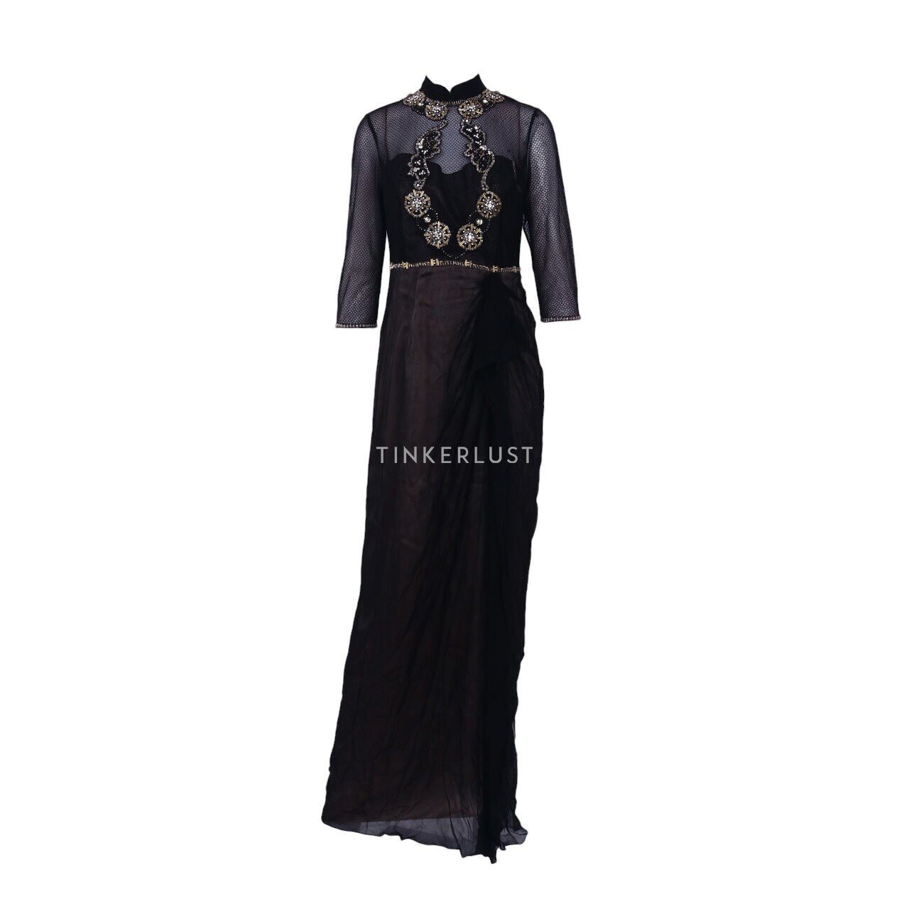 Studio 133 Biyan Black Long Dress