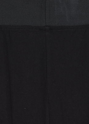 Black Straight Midi Skirt