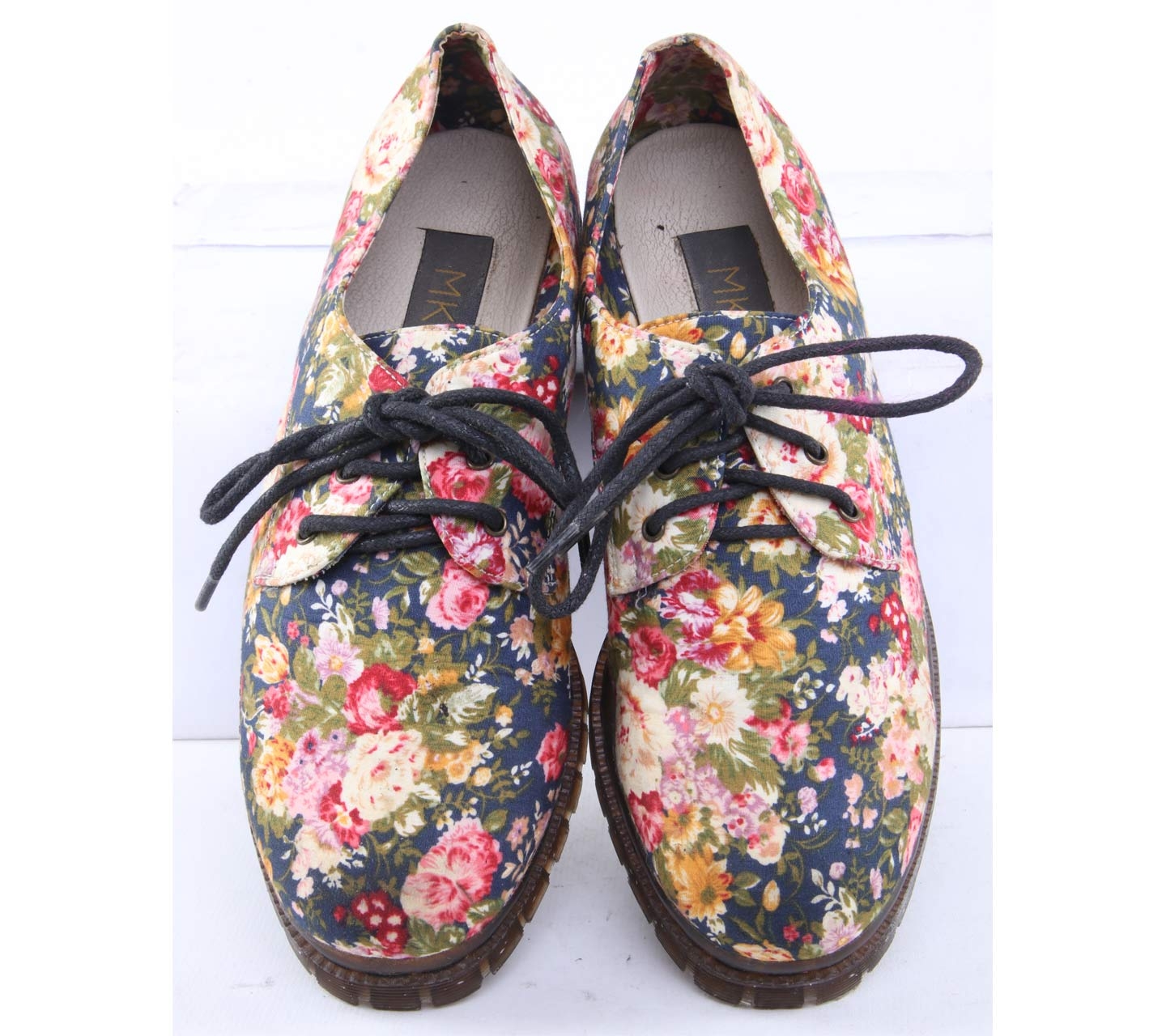 MKS' Multi Color Floral Sneakers