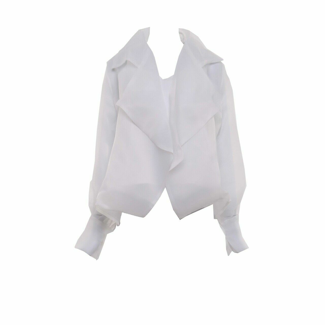 Cara Woman White With Inner Wrap Blouse