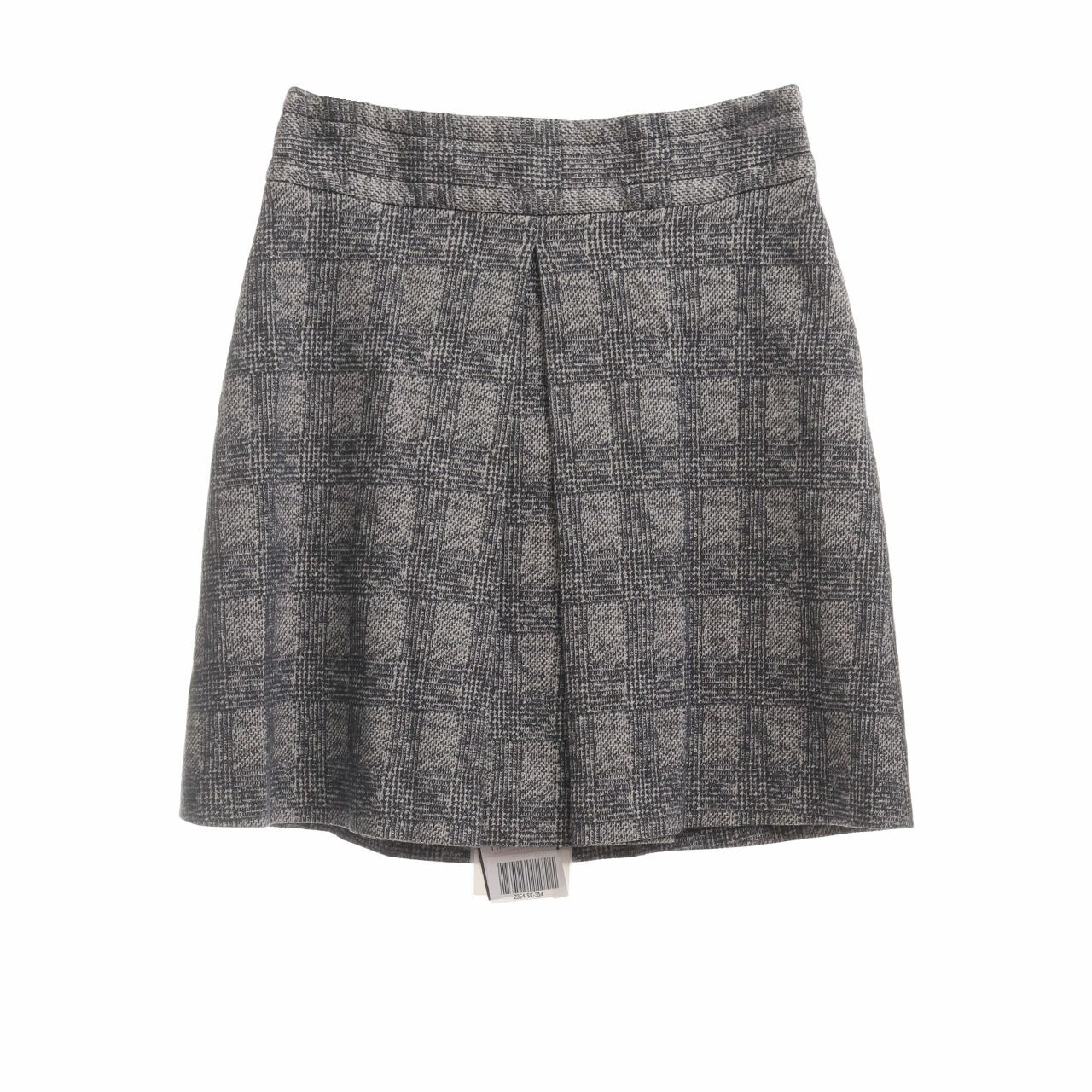 Zara Grey Tweed Mini Skirt