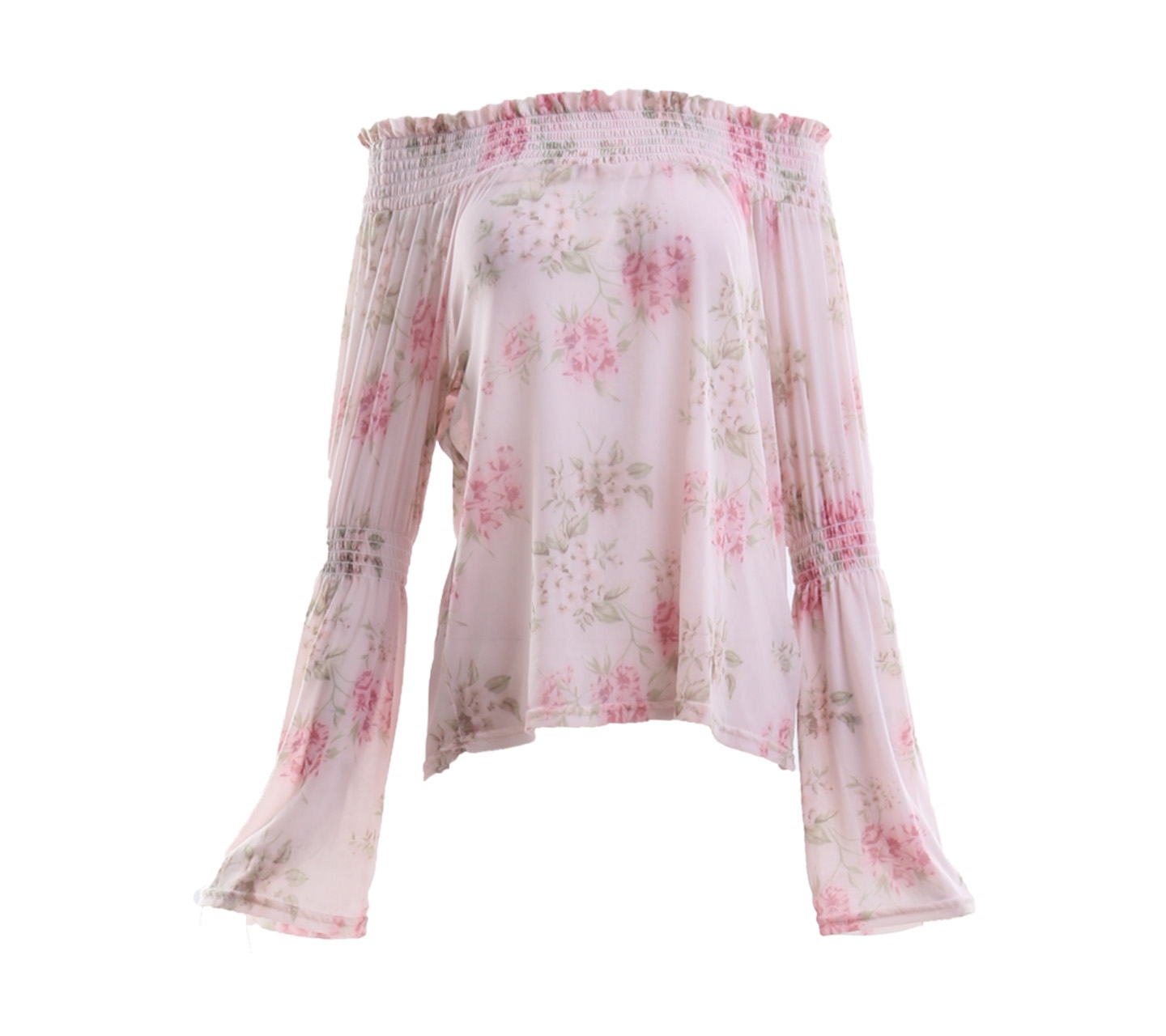 New Look Floral Soft Pink Blouse