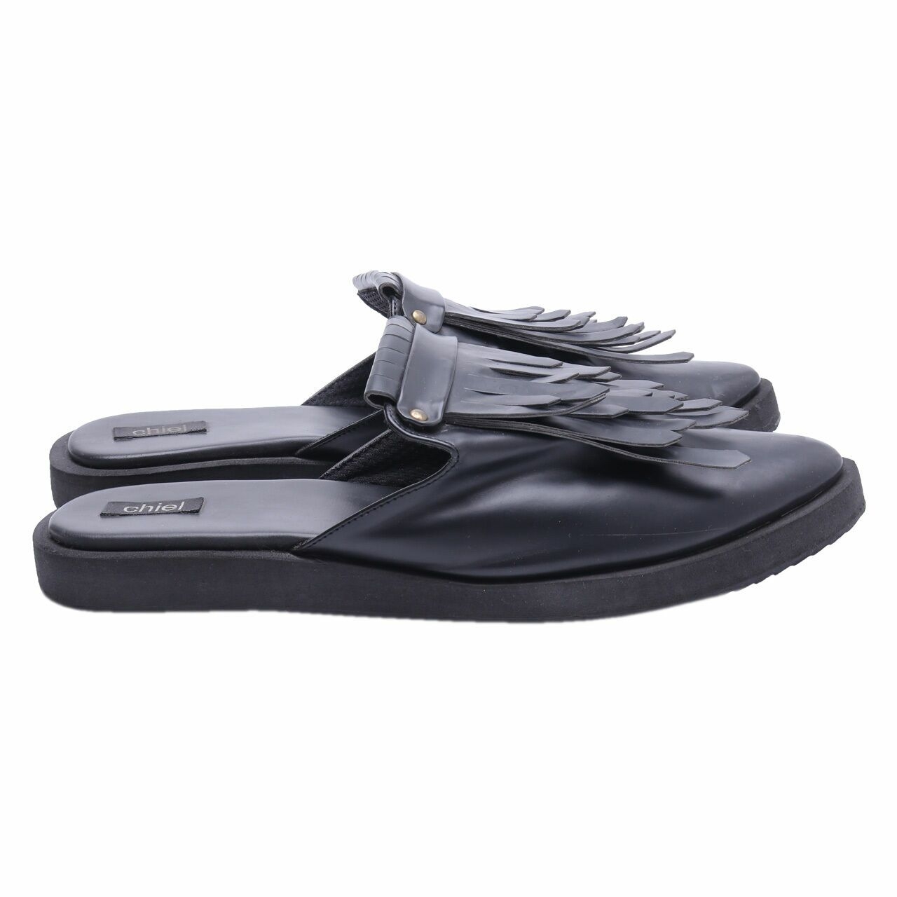 Chiel Black Mules Sandals