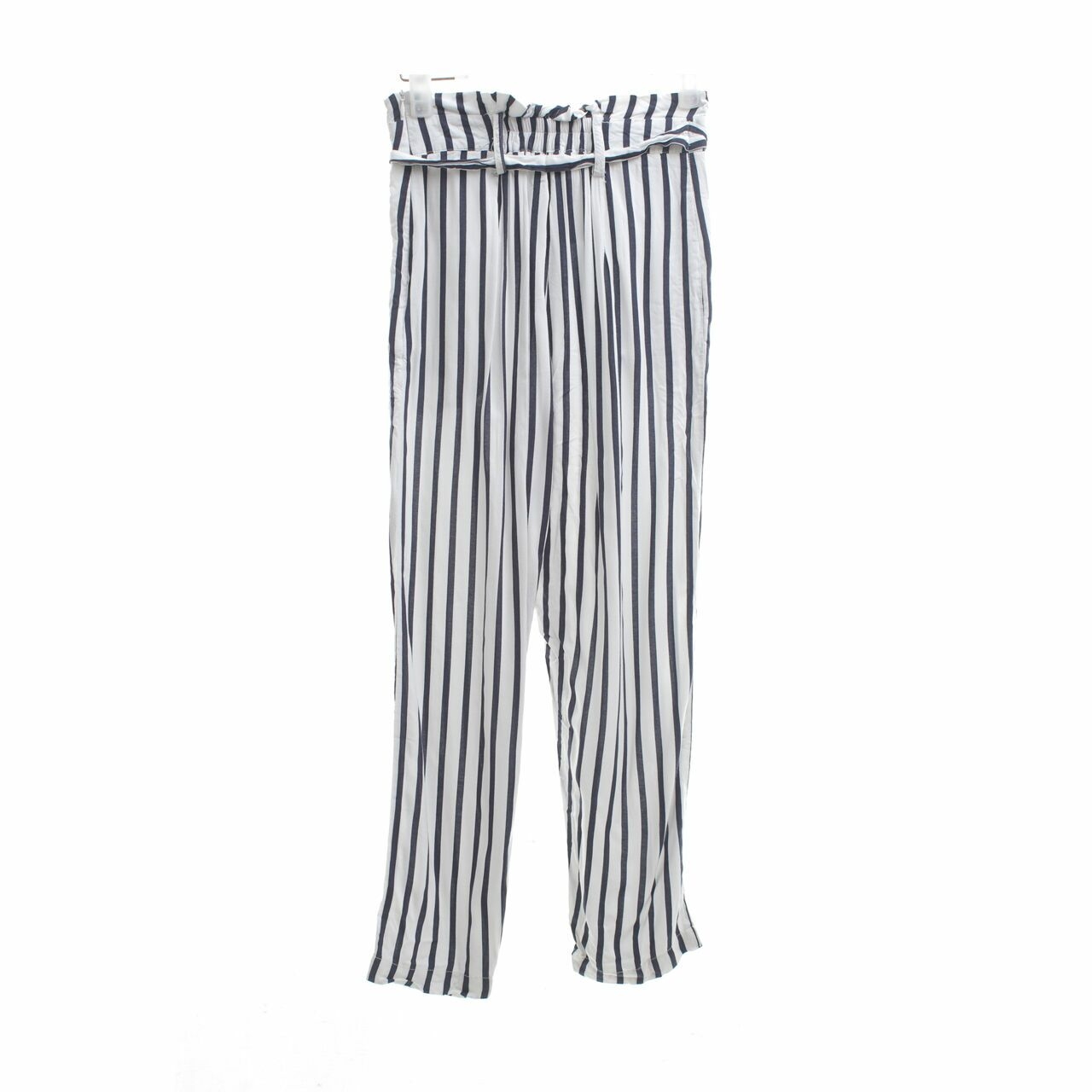 Mono Earth Navy Striped Trousers