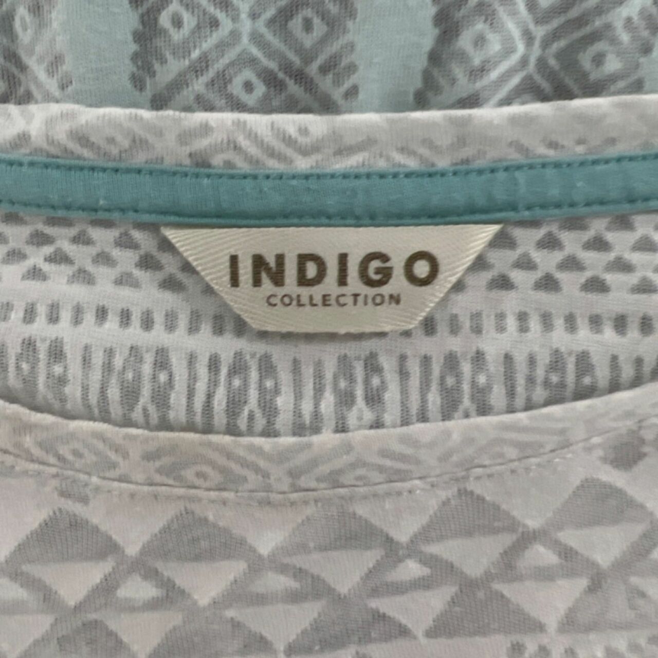 Indigo Marks & Spencer Blue & White T-shirt