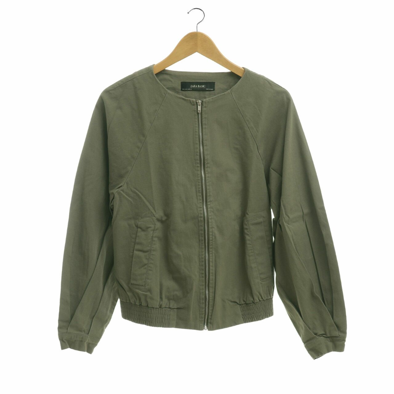 Zara Army Zipper Jacket
