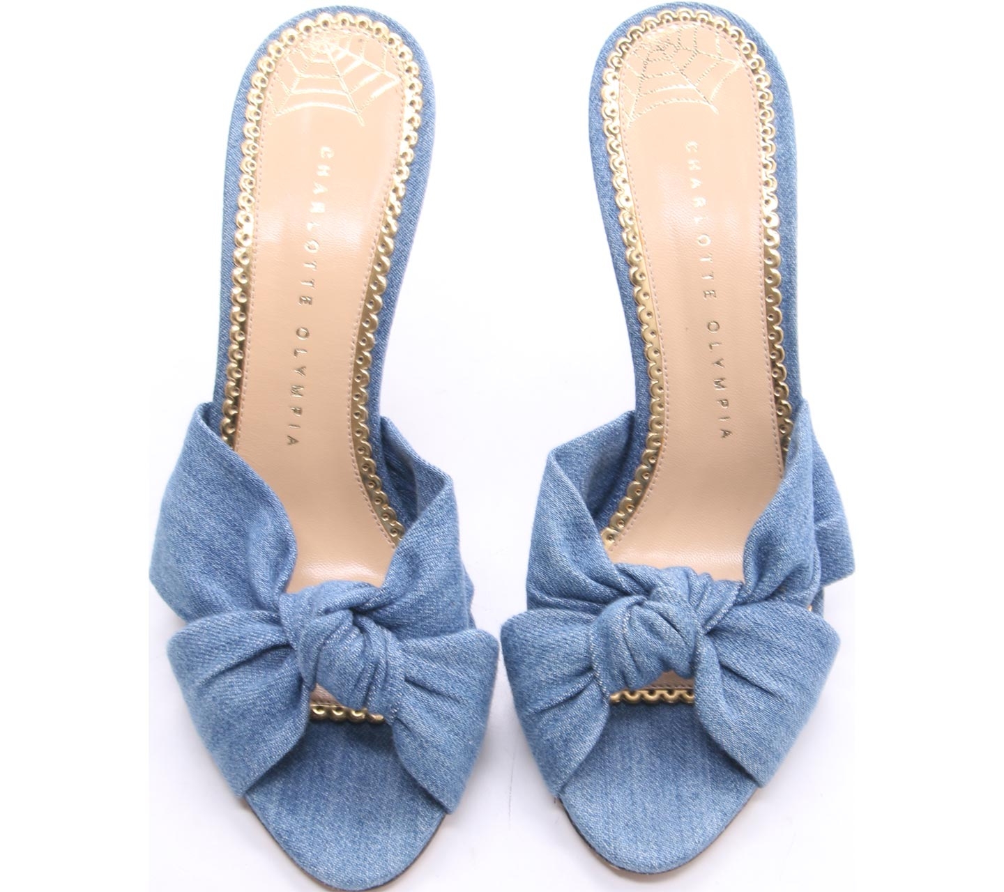 Charlotte Olympia Blue Denim Heels
