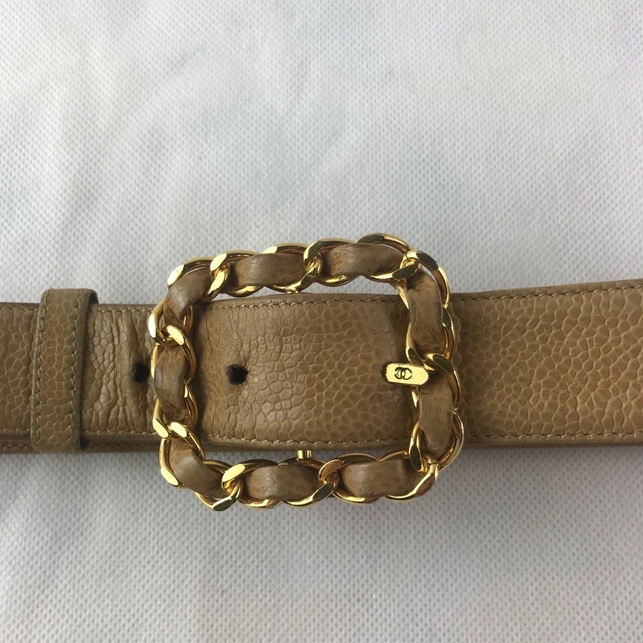 Chanel Brown Belt