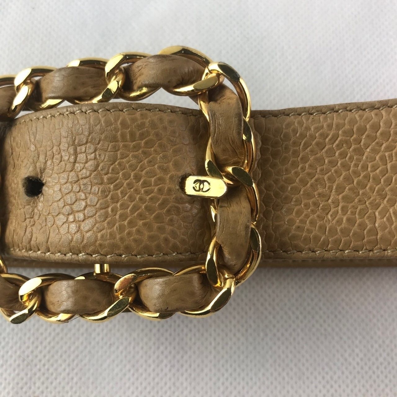 Chanel Brown Belt