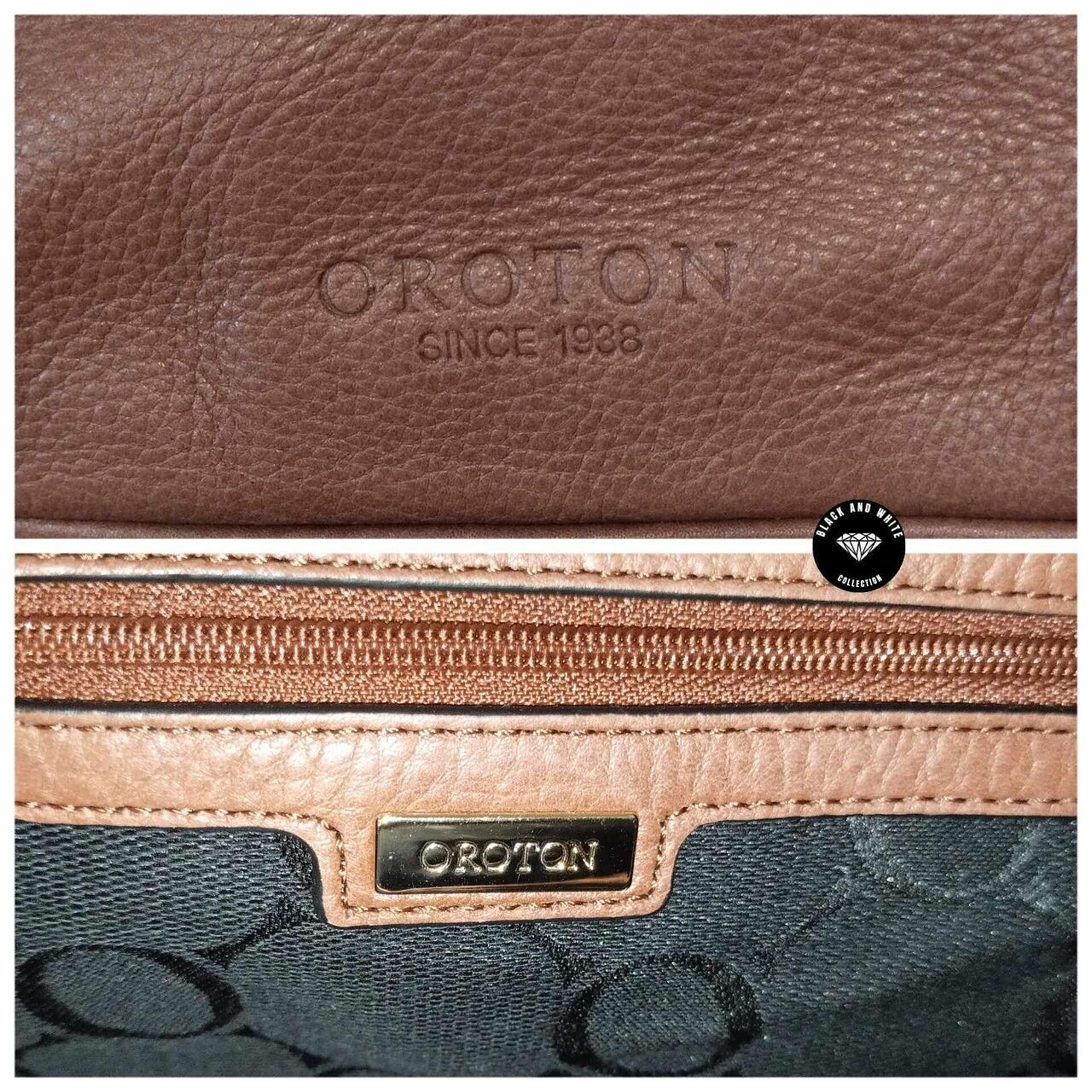 Oroton Brown Shoulder Bag