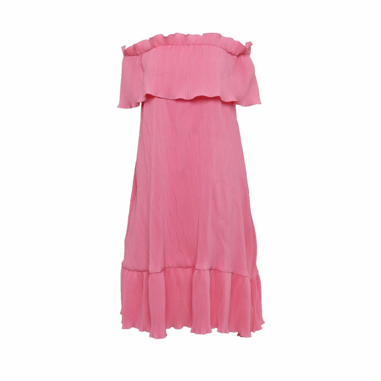 Claire Cynthia Tan Pink Mini Dress