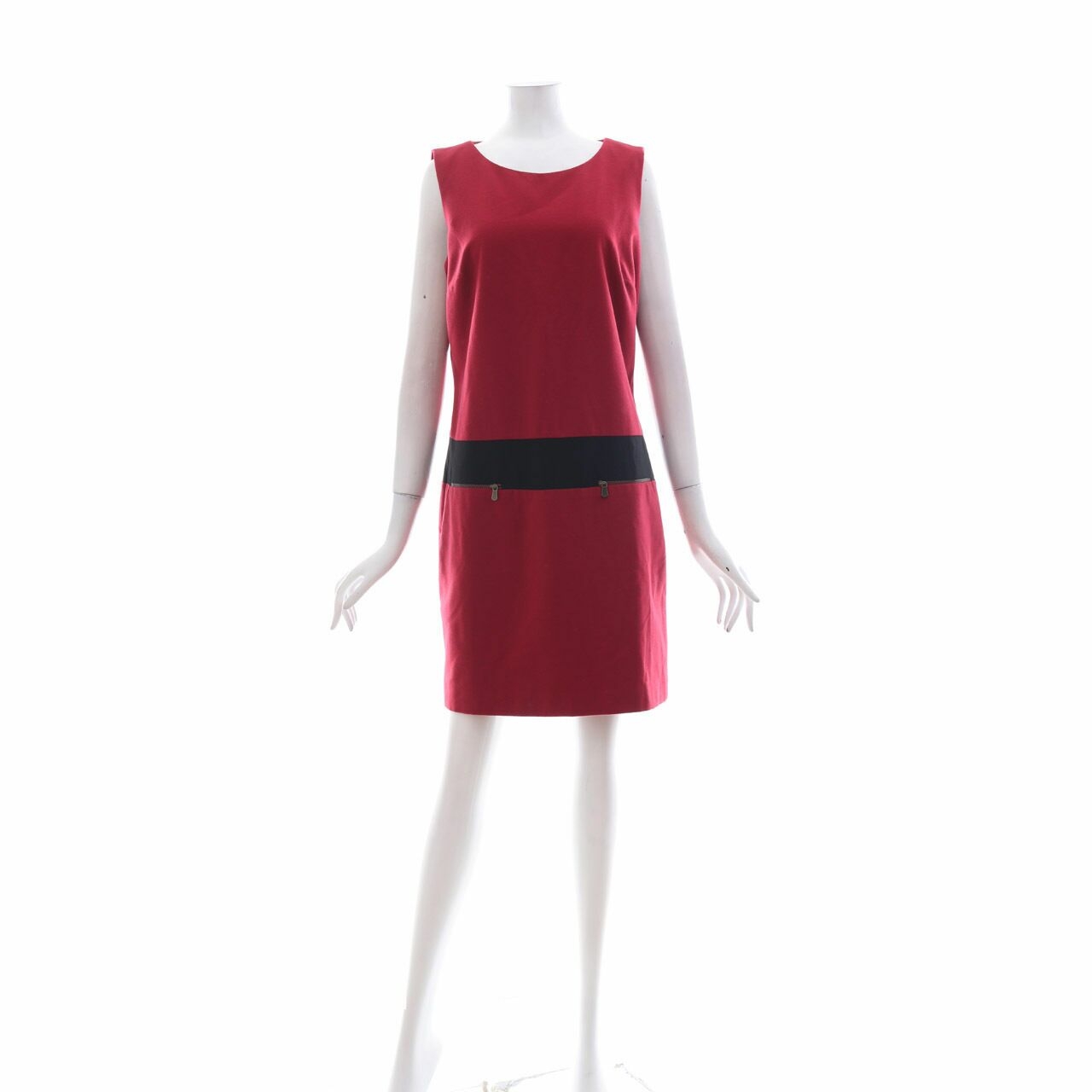 Mexx Red Zipper Mini Dress