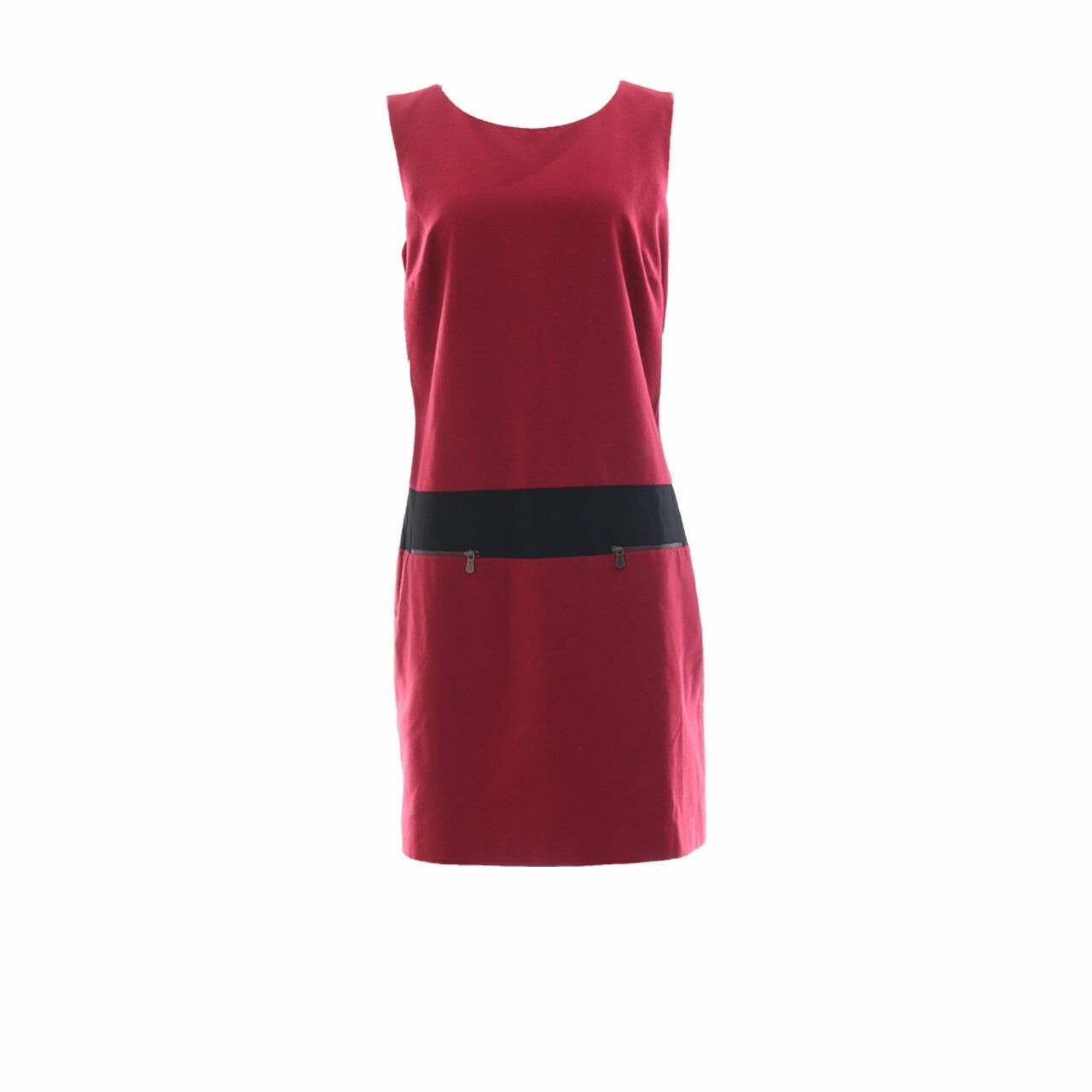 Mexx Red Zipper Mini Dress
