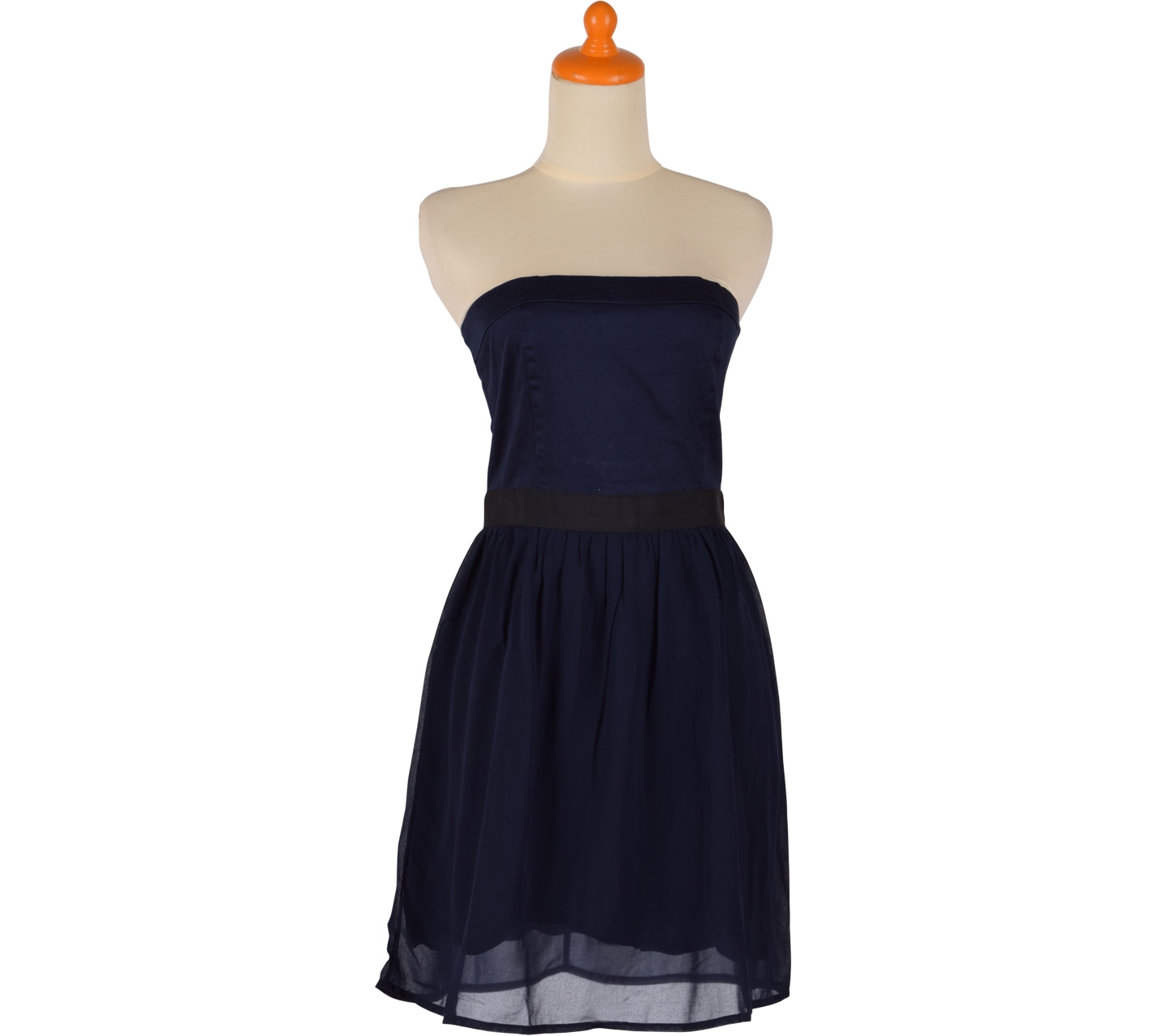 Mango Blue Sleeveless Mini Dress
