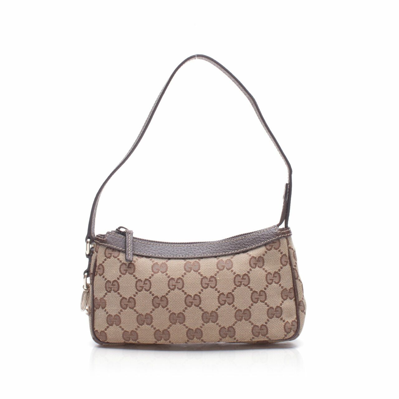 Gucci Brown Vintage GG Canvas Jolicoeur Pochette Shoulder Bag