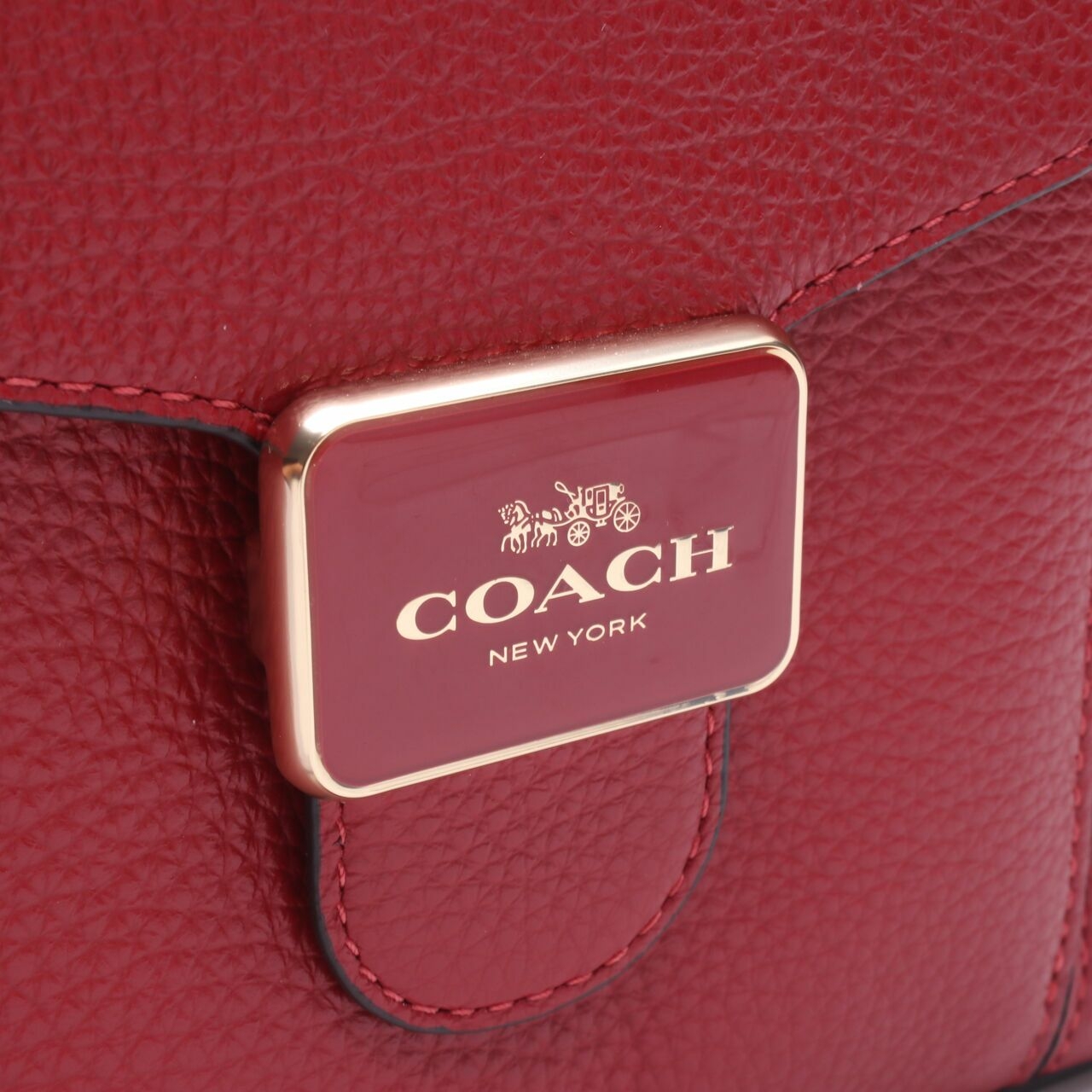 COACH C6778 Mmini Pepper Crossbody 1941 Red Satchel Bag