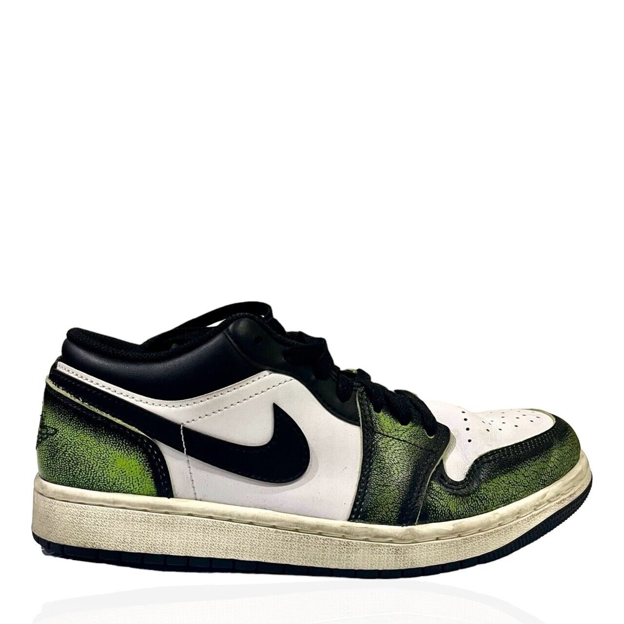 Nike Air Jordan 1 Low Black Electric Green