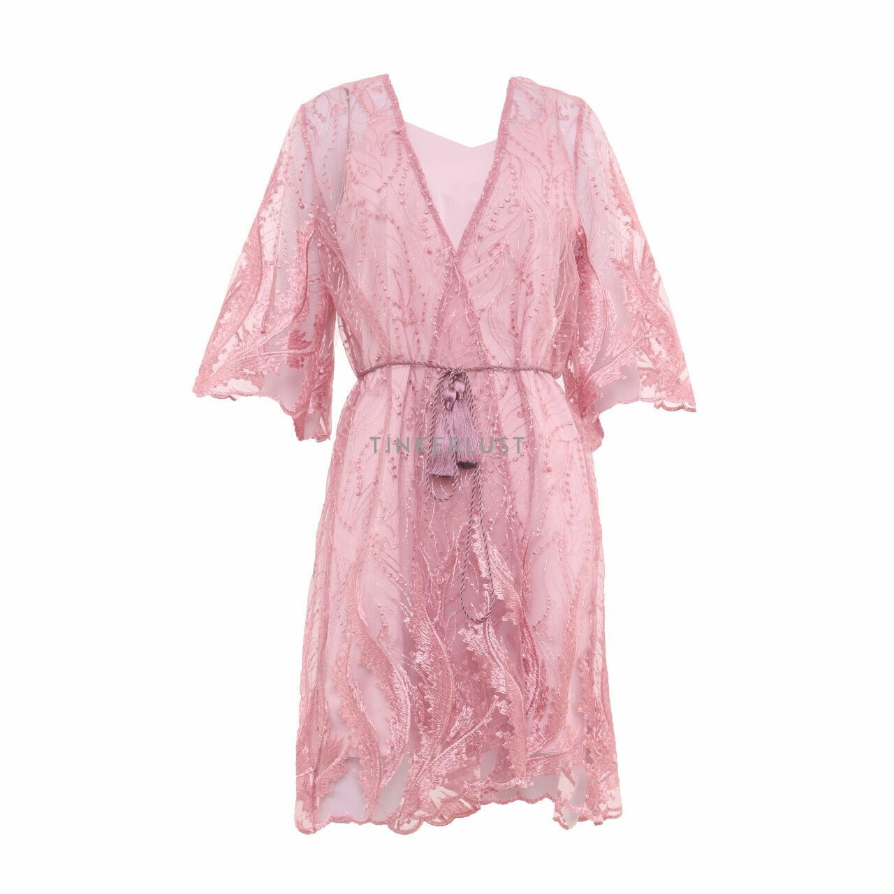 United Concepts Pink Mini Dress With Outerwear
