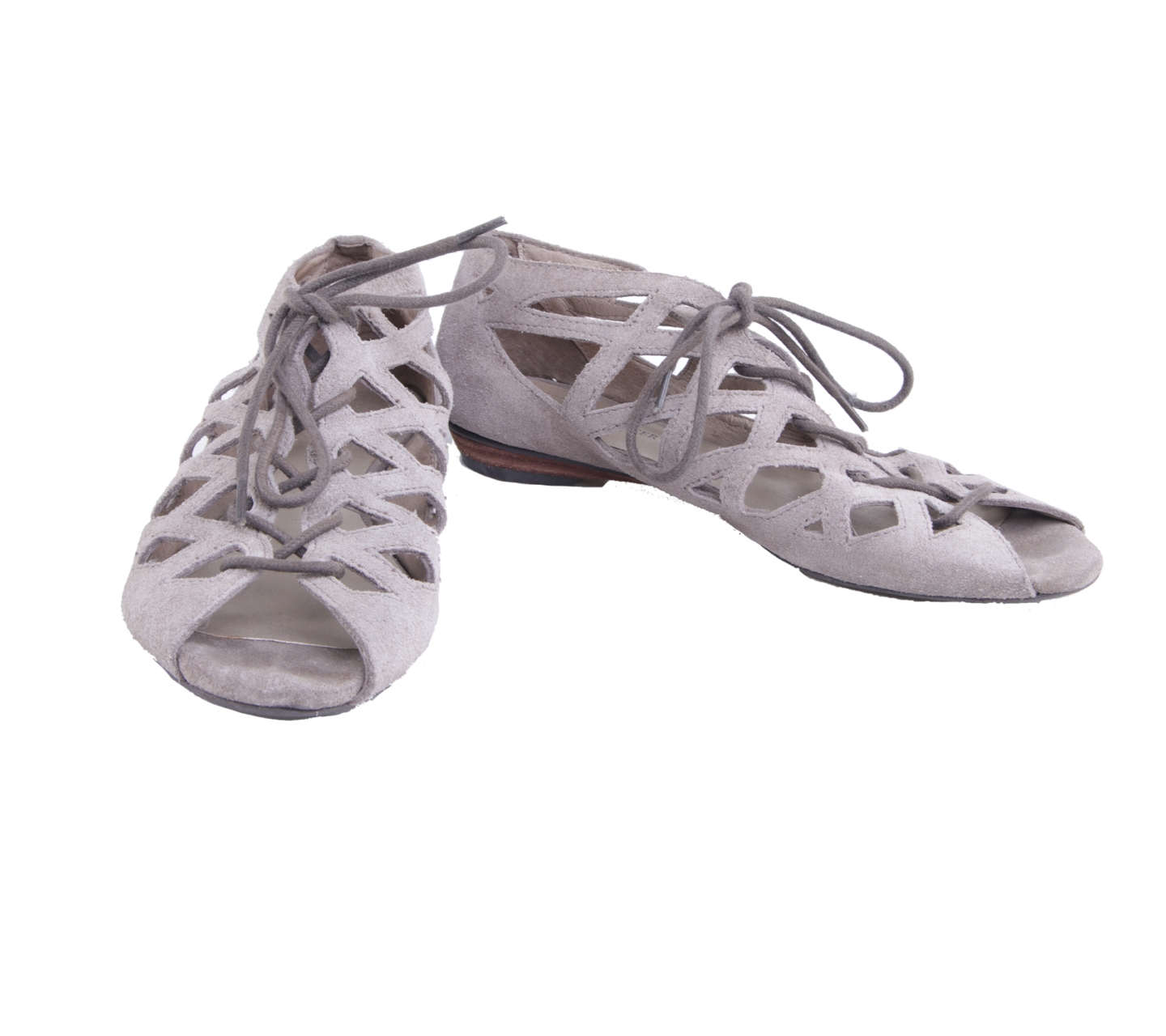 Joanne Mercer Grey Sandals