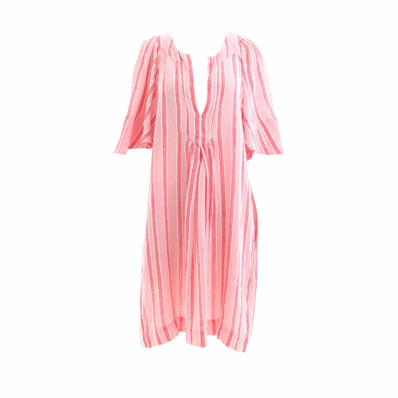 Three Graces Pink Midi Dress