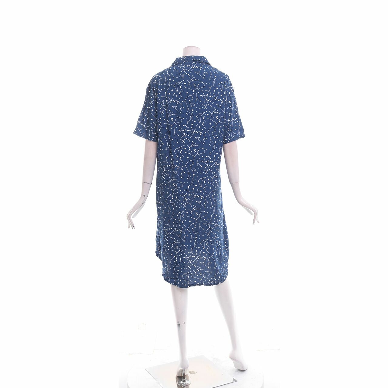 Alowalo Blue Midi Dress
