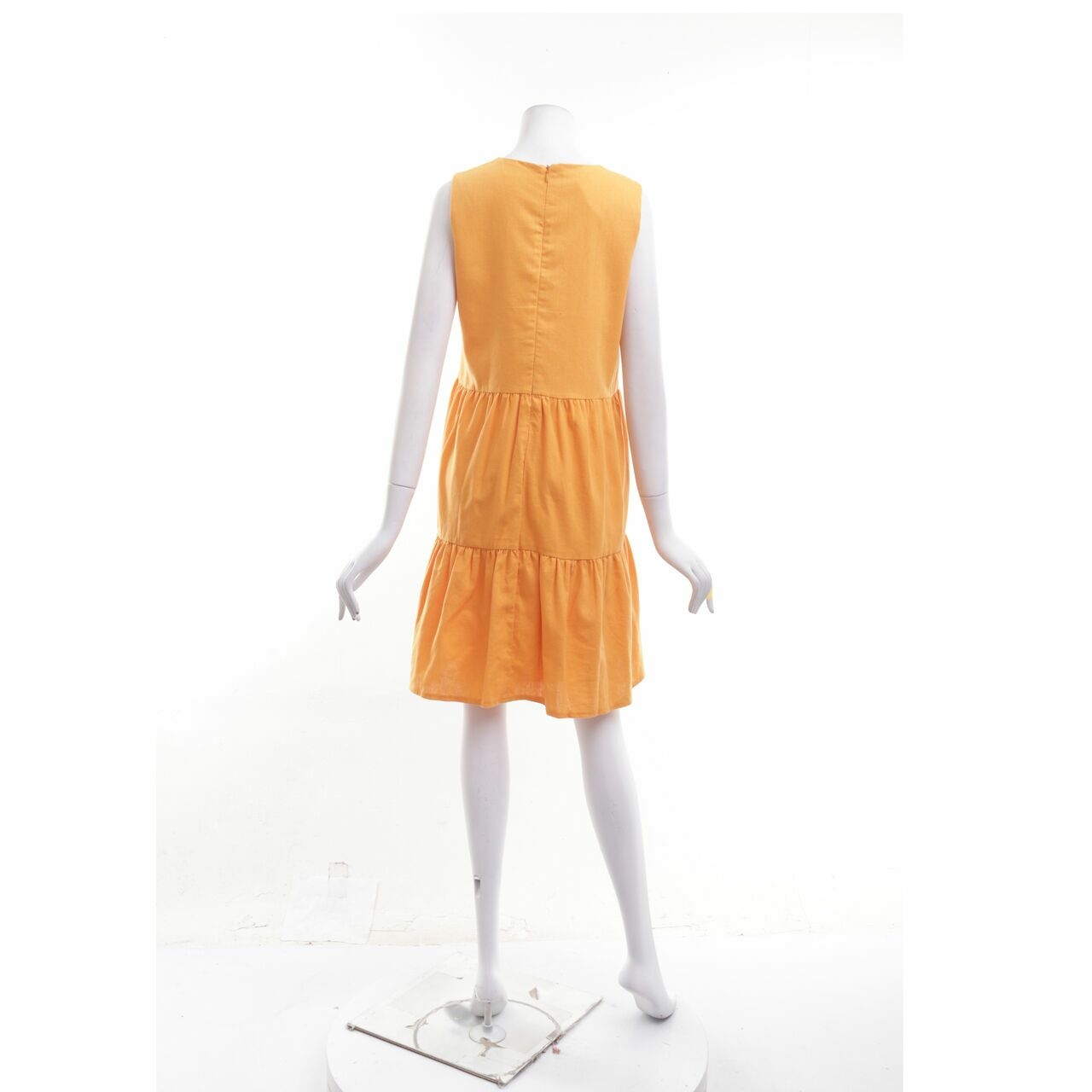 Ramune Orange Mini Dress