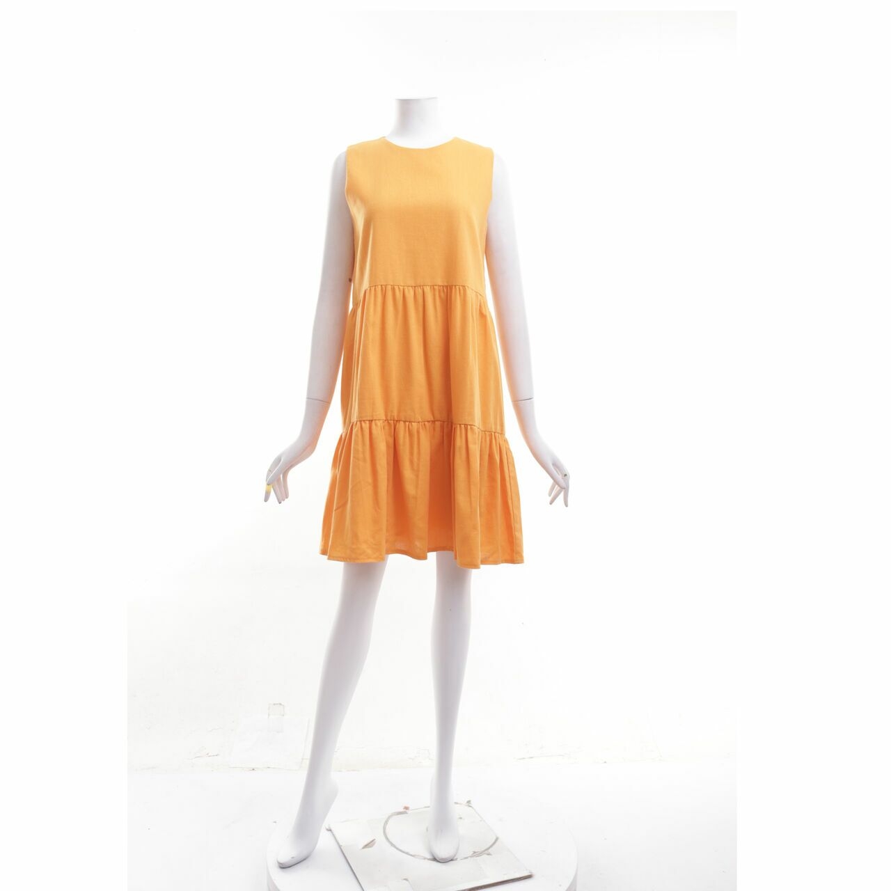 Ramune Orange Mini Dress
