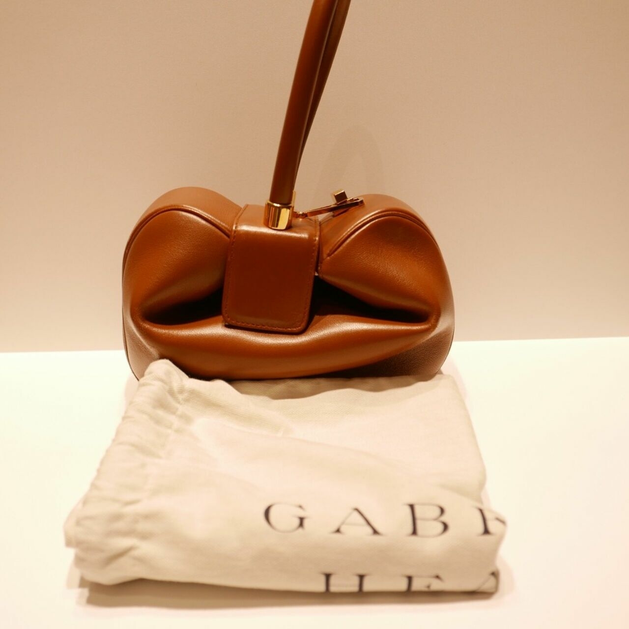 Gabriela Hearst Nina Cognac Handbag