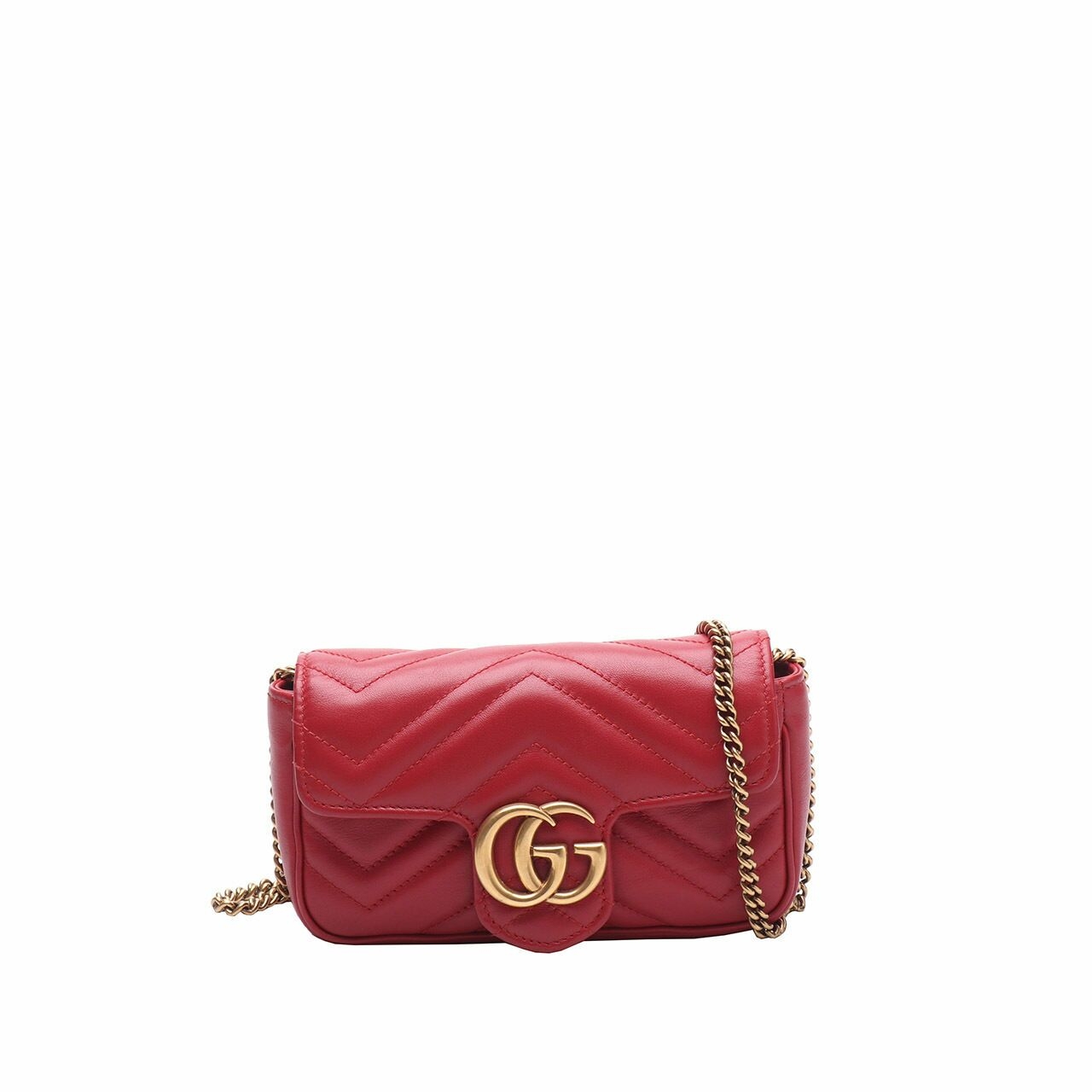 Gucci GG Marmont Matelassé Leather Super Mini Sling Bag