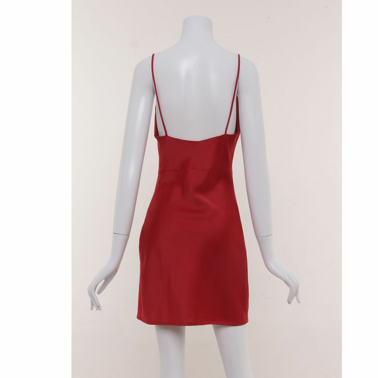 Spring Summer Style Red Mini Dress