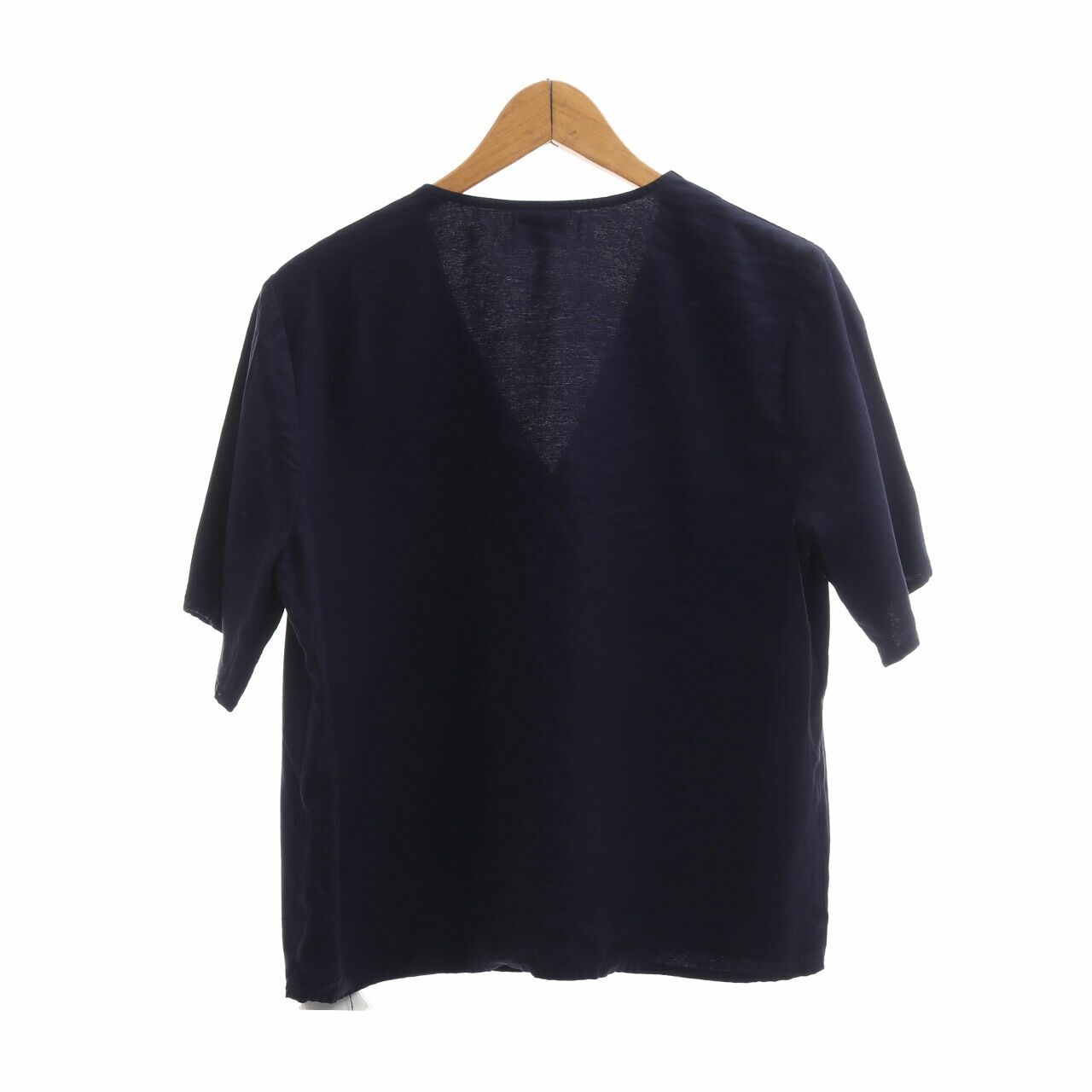 This is April Navy Blouse