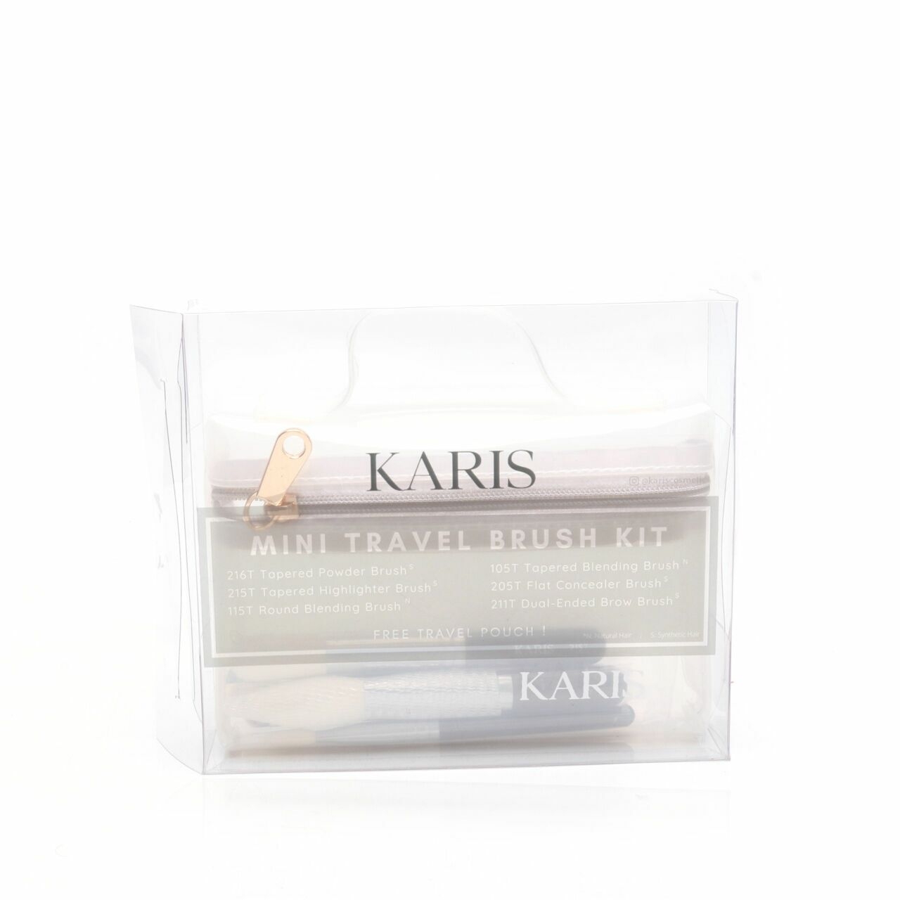 Karis Mini Travel Brush Kit Tools