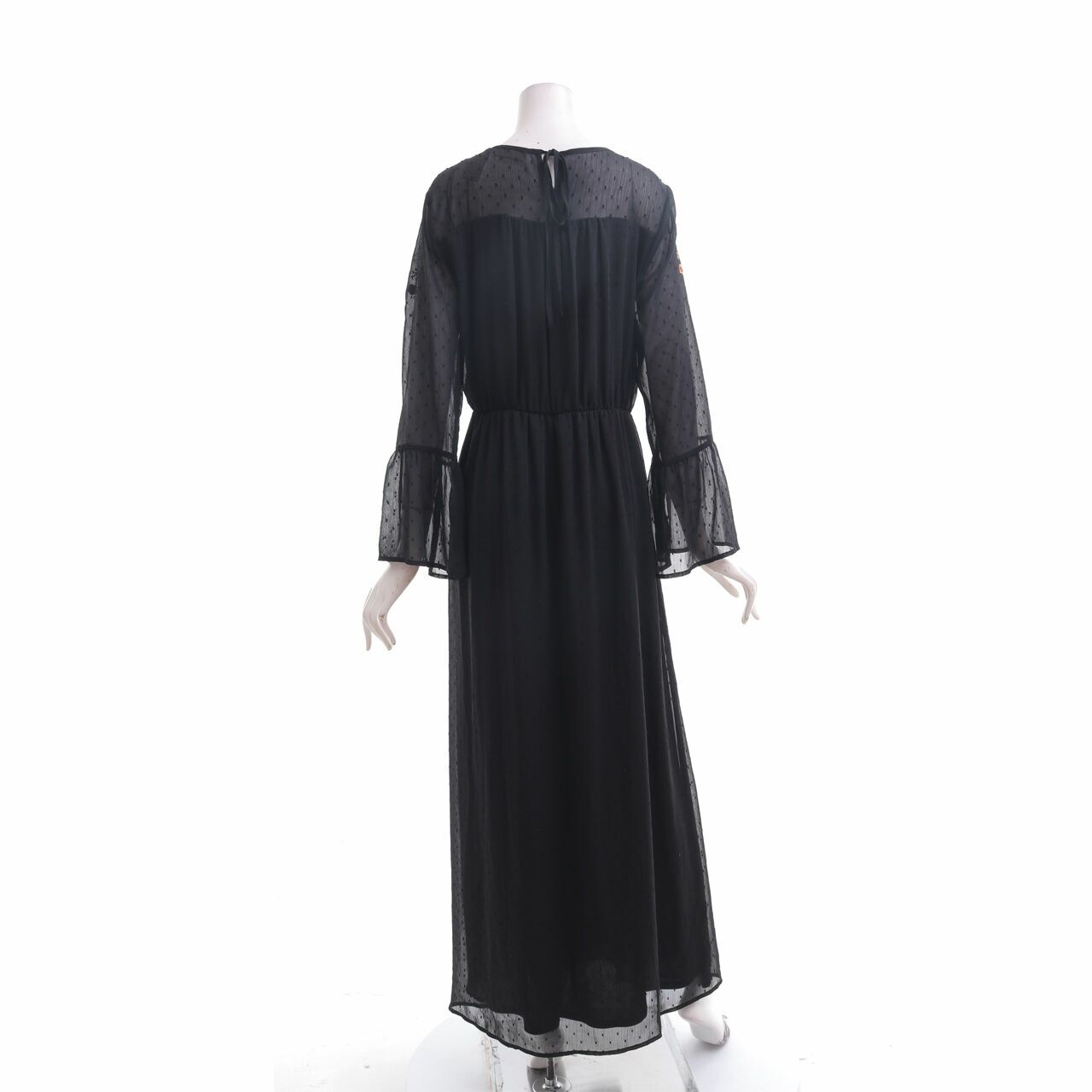 Wrangler Black Floral Midi Dress