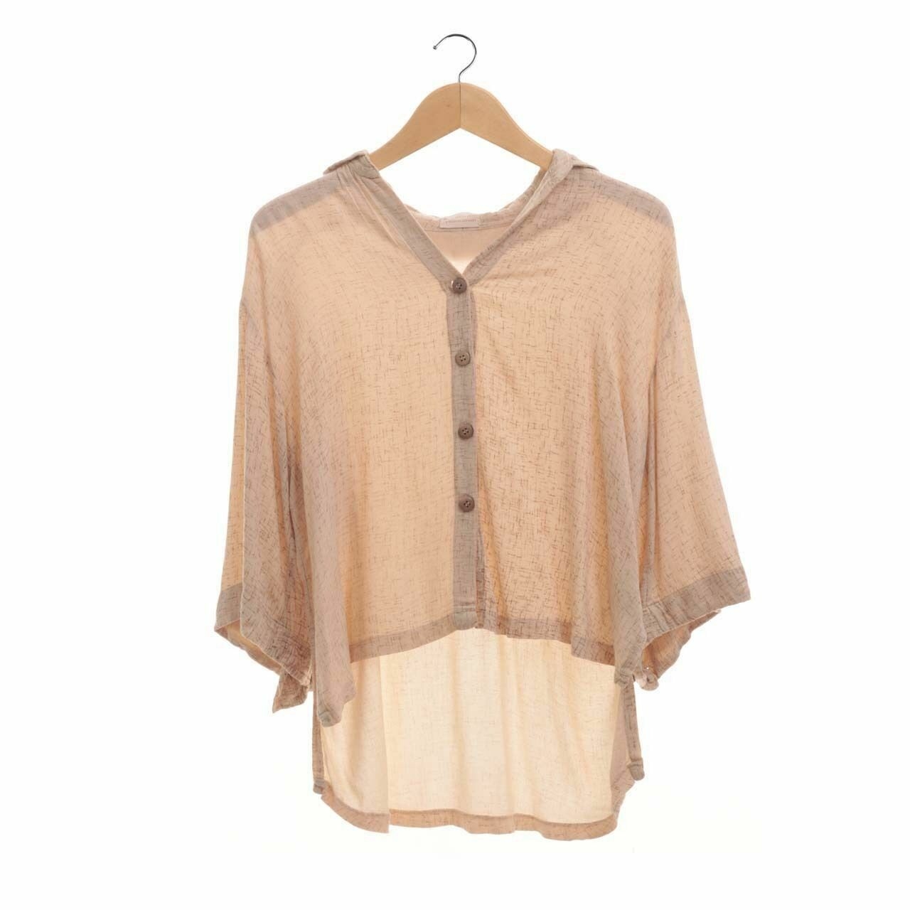 Private Collection Beige Pattern Shirt