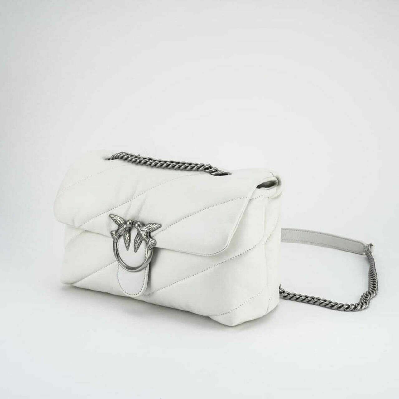 Classic Love Bag Puff Maxi Quilt White Shw