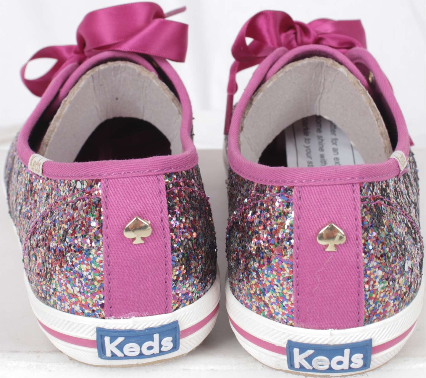 Keds For Kate Spade Multi Colour Glitter Sneakers