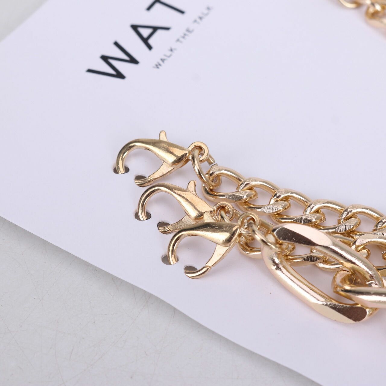 Watt-Walk The Talk Gold Chain Accessories`