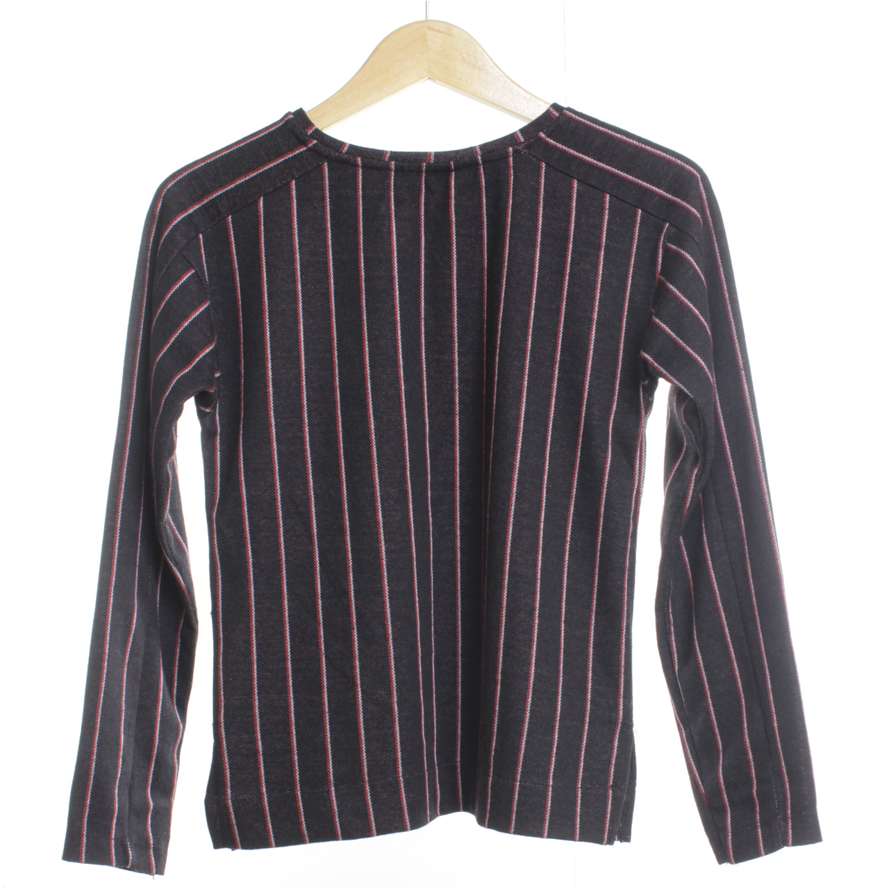 Zara Black Striped Blouse