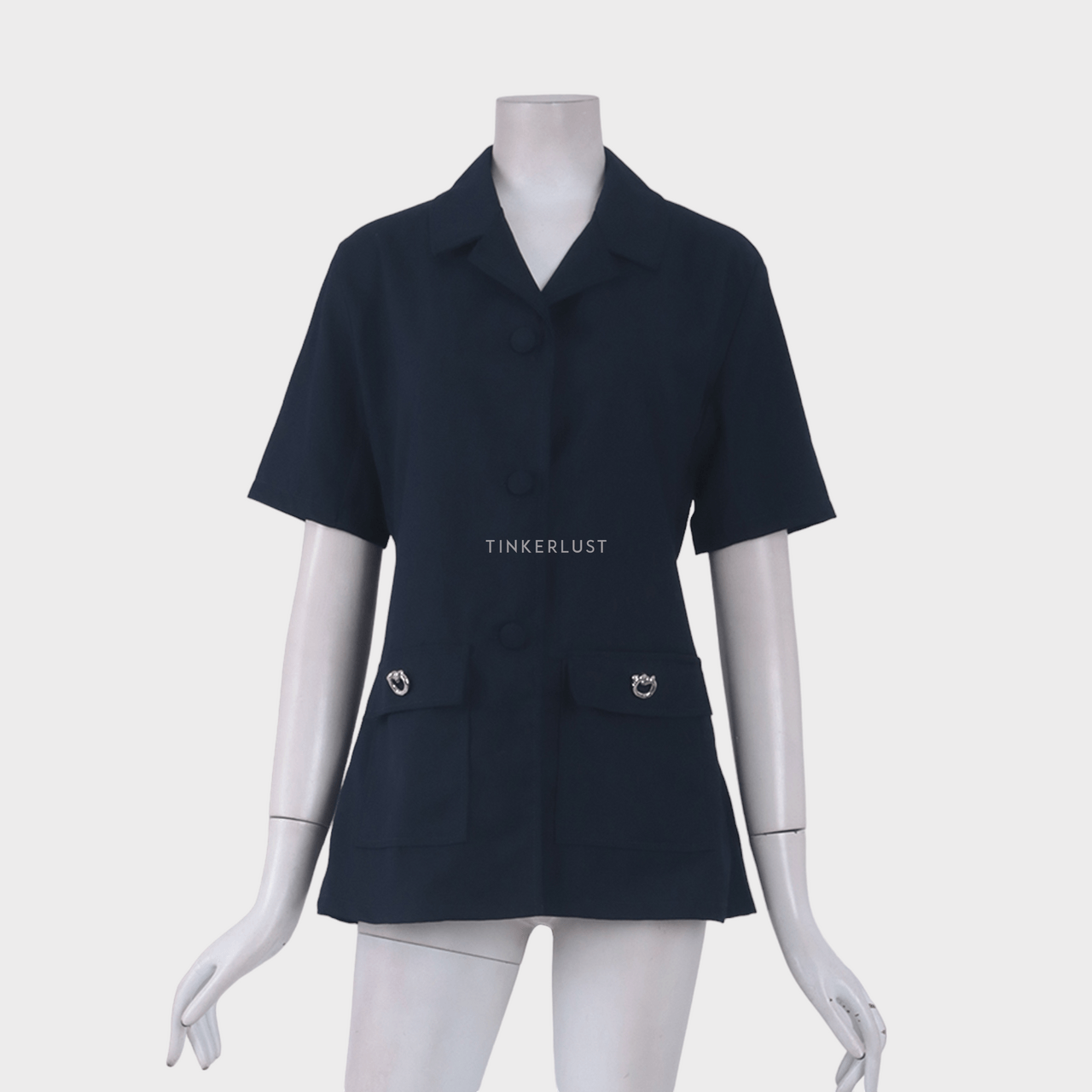 Jii by Gloria Agatha Navy Shirt