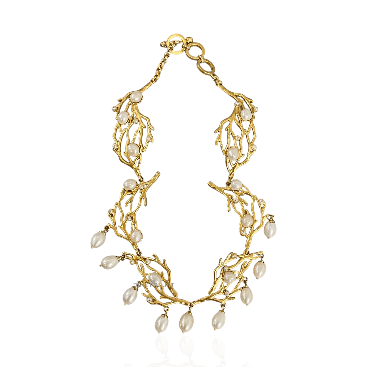 Tulola Jewelry Gold Pearl Necklace