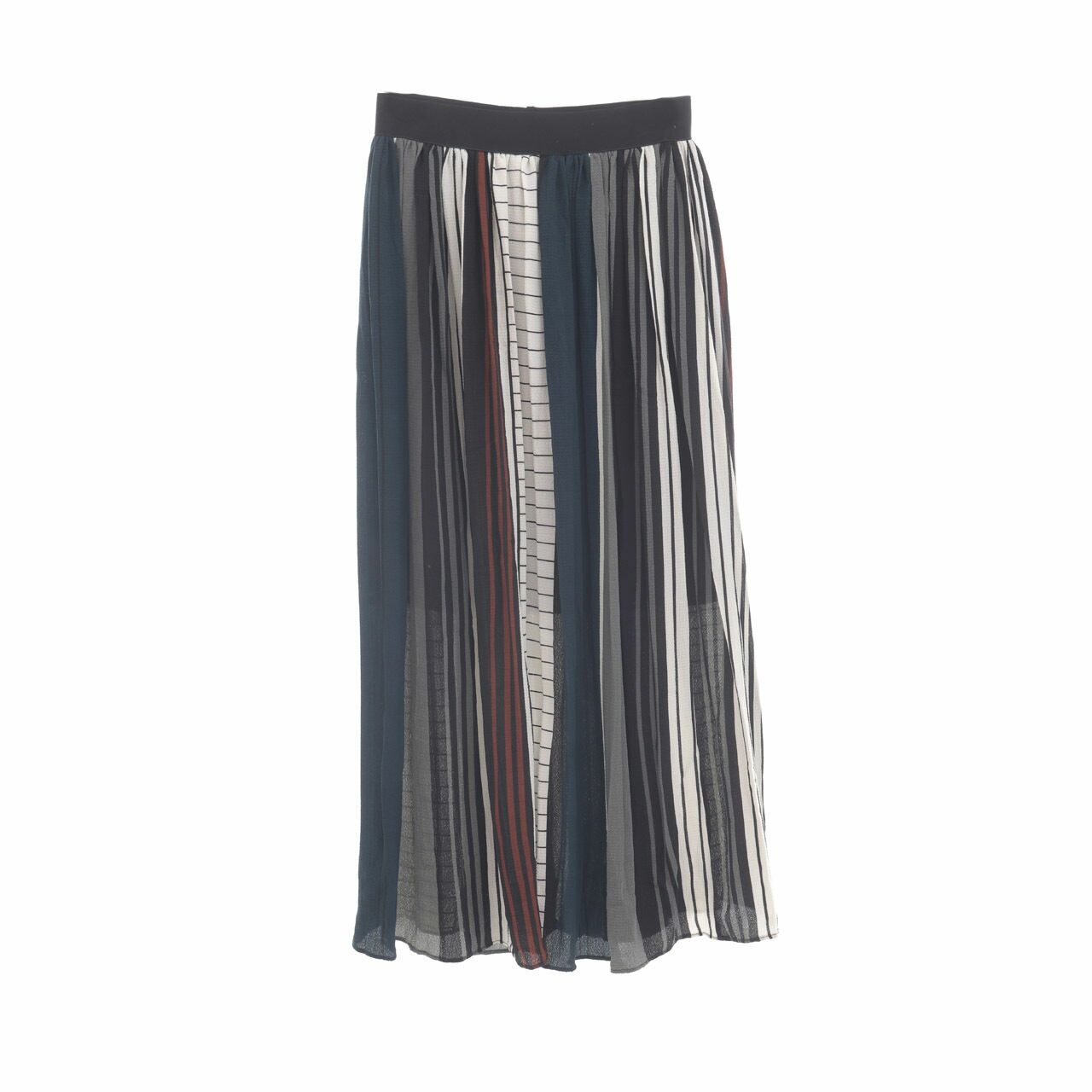 Bown Multicolor Stripes Maxi Skirt