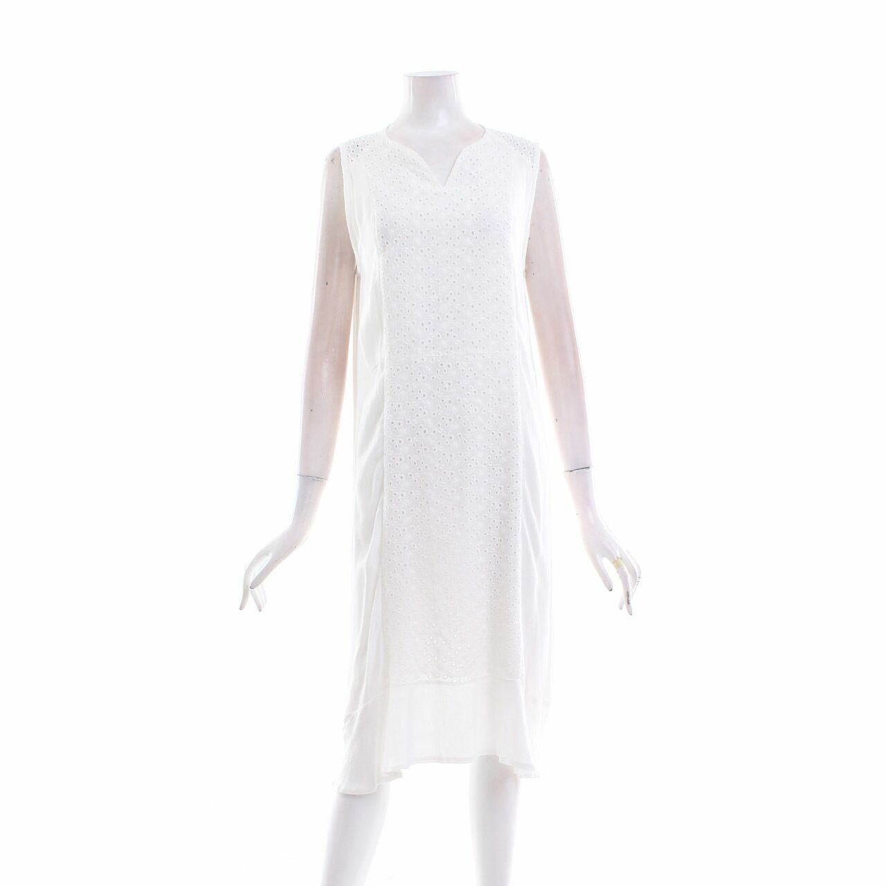 Zalora White Midi Dress