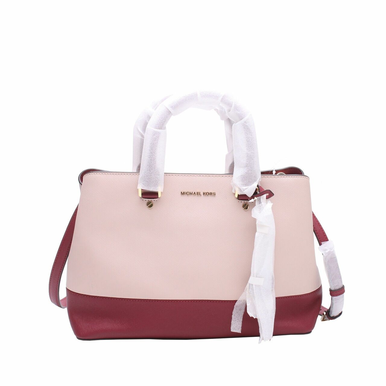 Michael Kors Savannah Soft Pink Mulberry Satchel Bag
