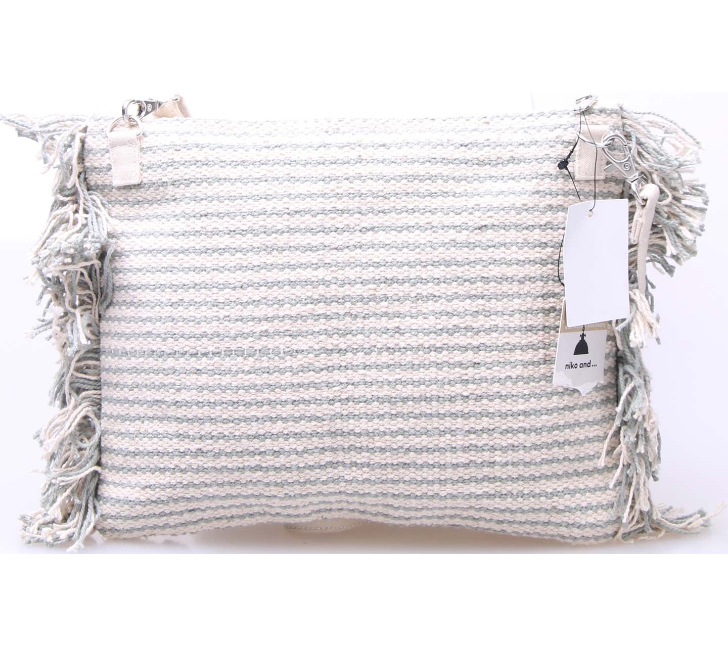Niko And... Blue And Off White Sling Bag