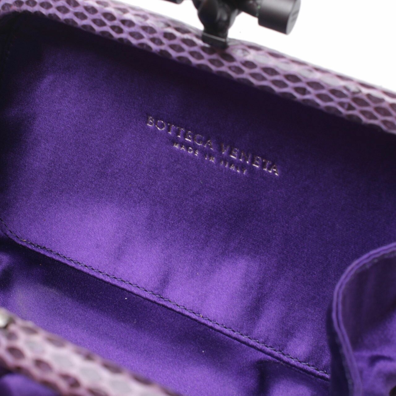 Bottega Veneta Purple Knot Clutch