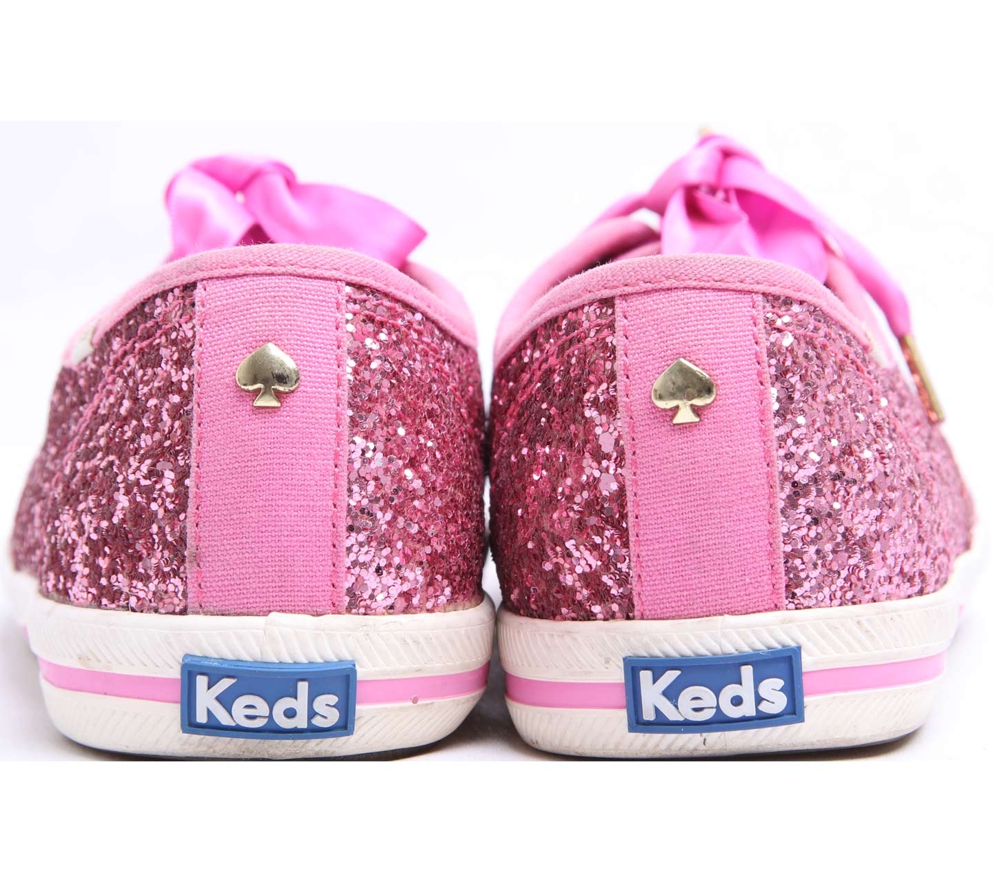 Keds For Kate Spade Pink Glitter Flats 